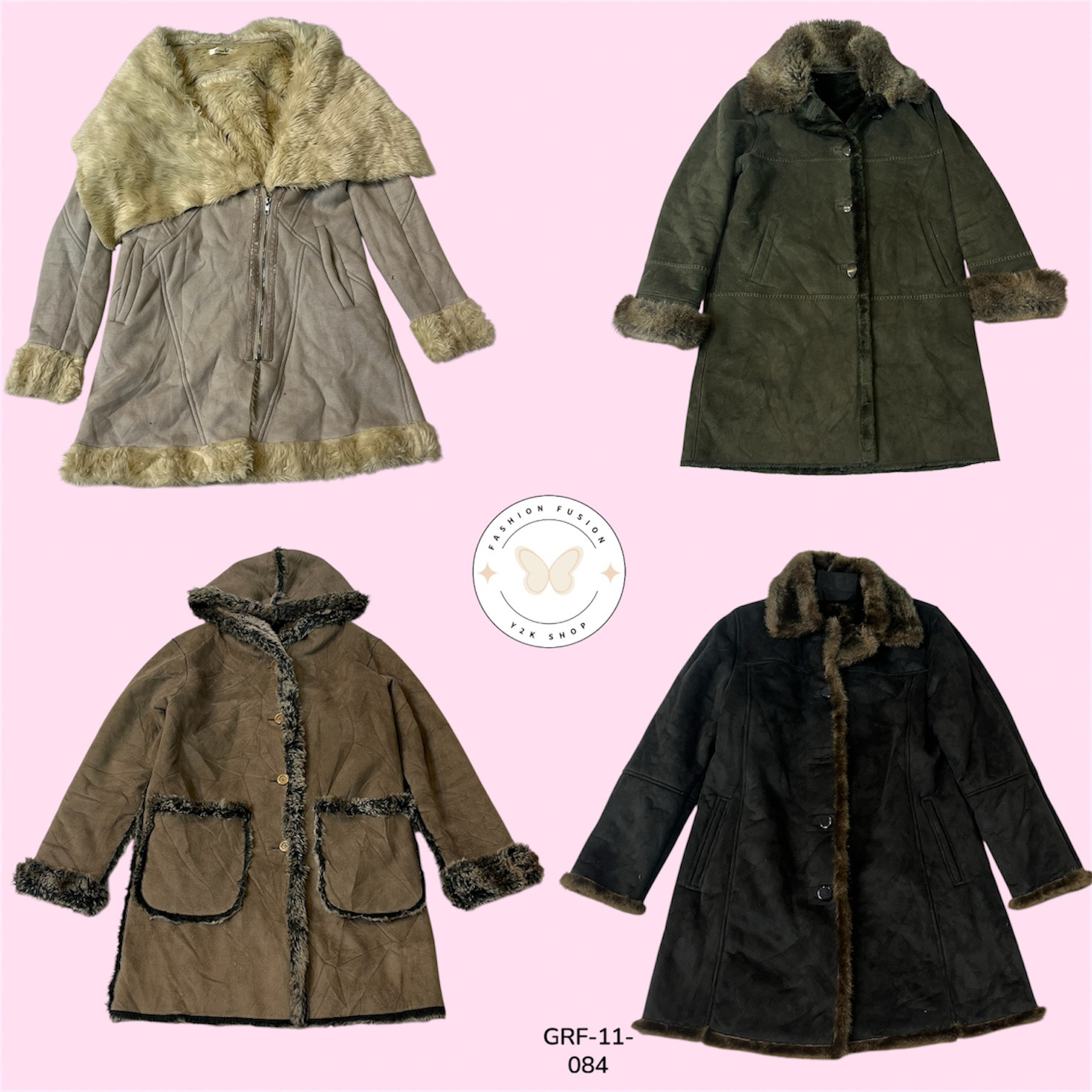 Chic Full-Length Fur Coat – Timeless Comfort (GRF-11-084)