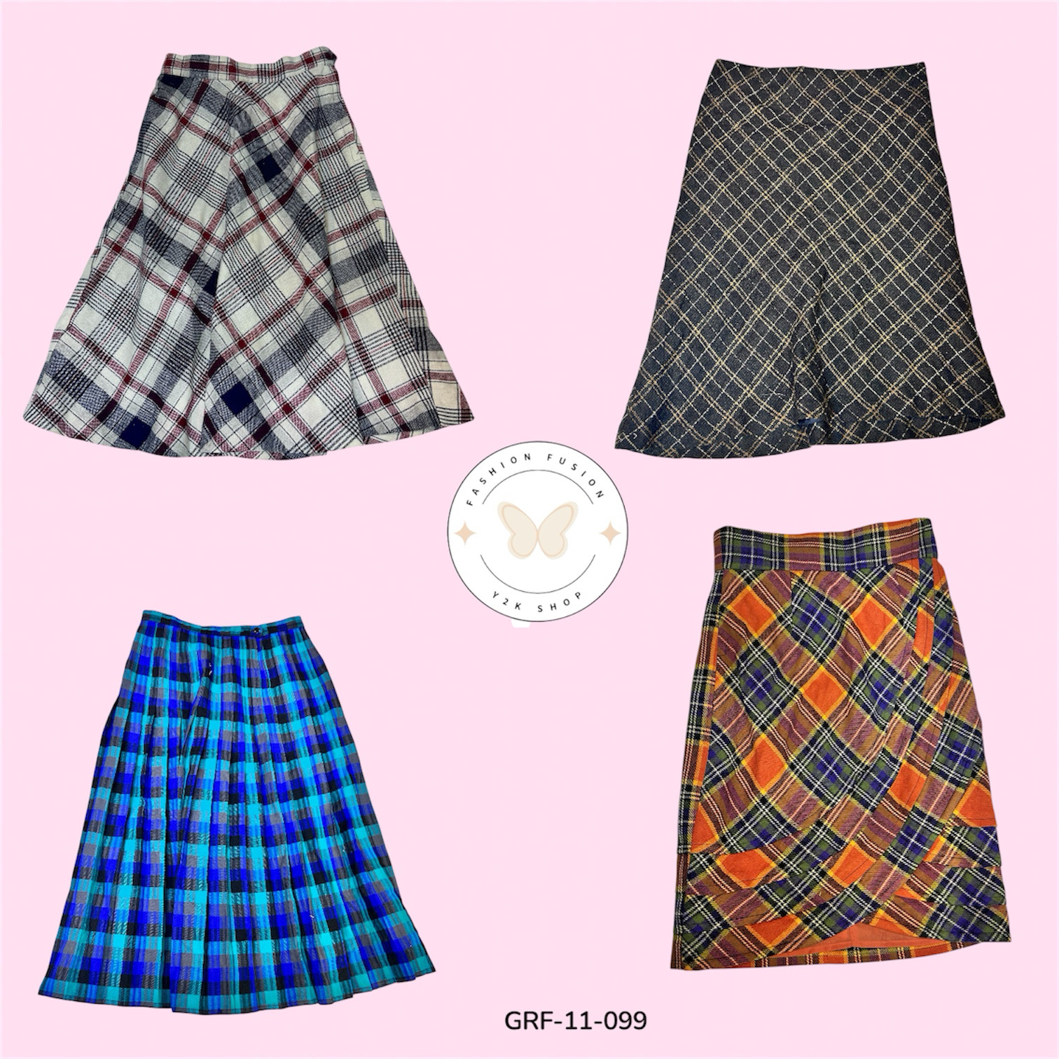 ソフトウールミディスカート – 効率的なワークウェア必須アイテム (GRF-11-099)