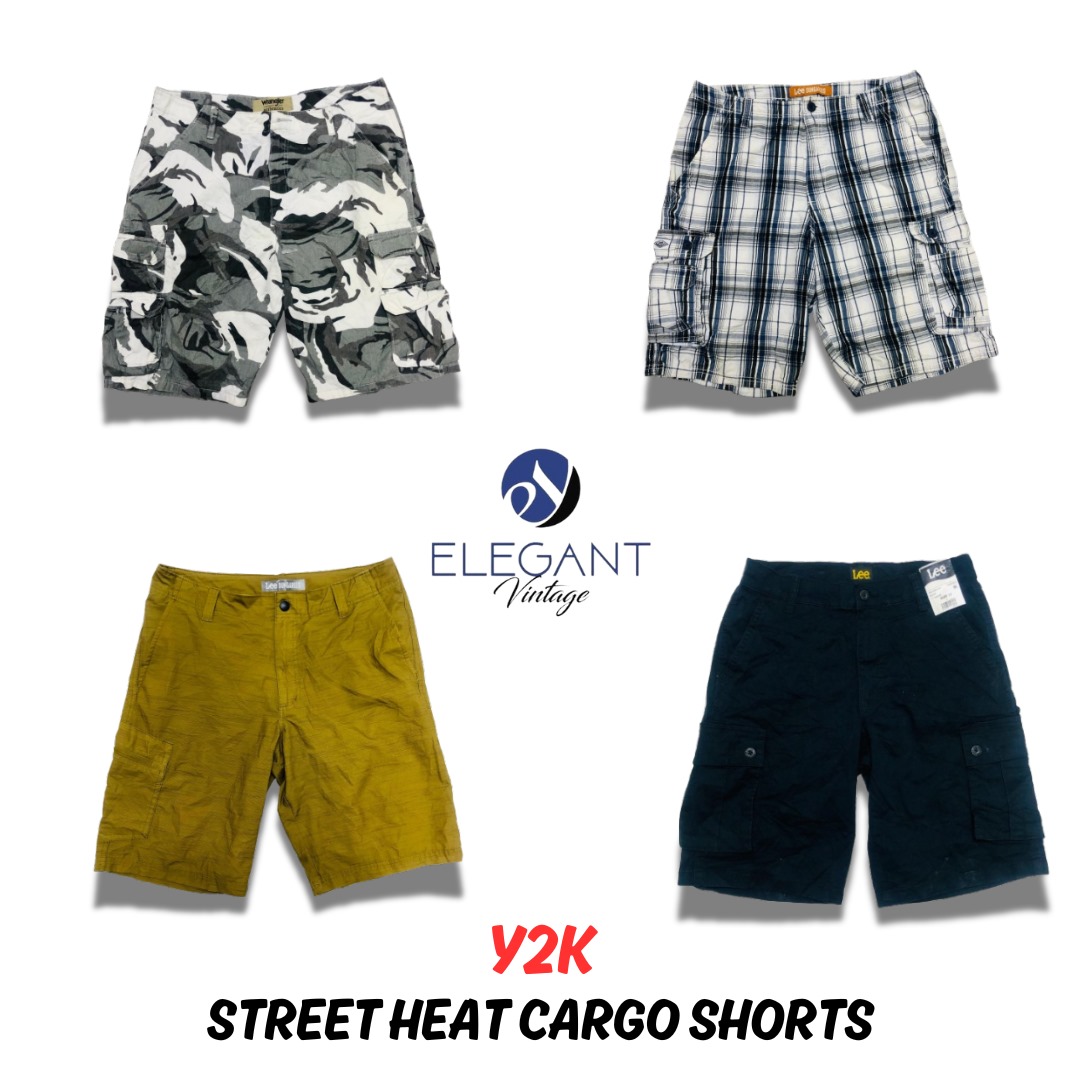Y2K Streat Heat Cargo Shorts - EV0543