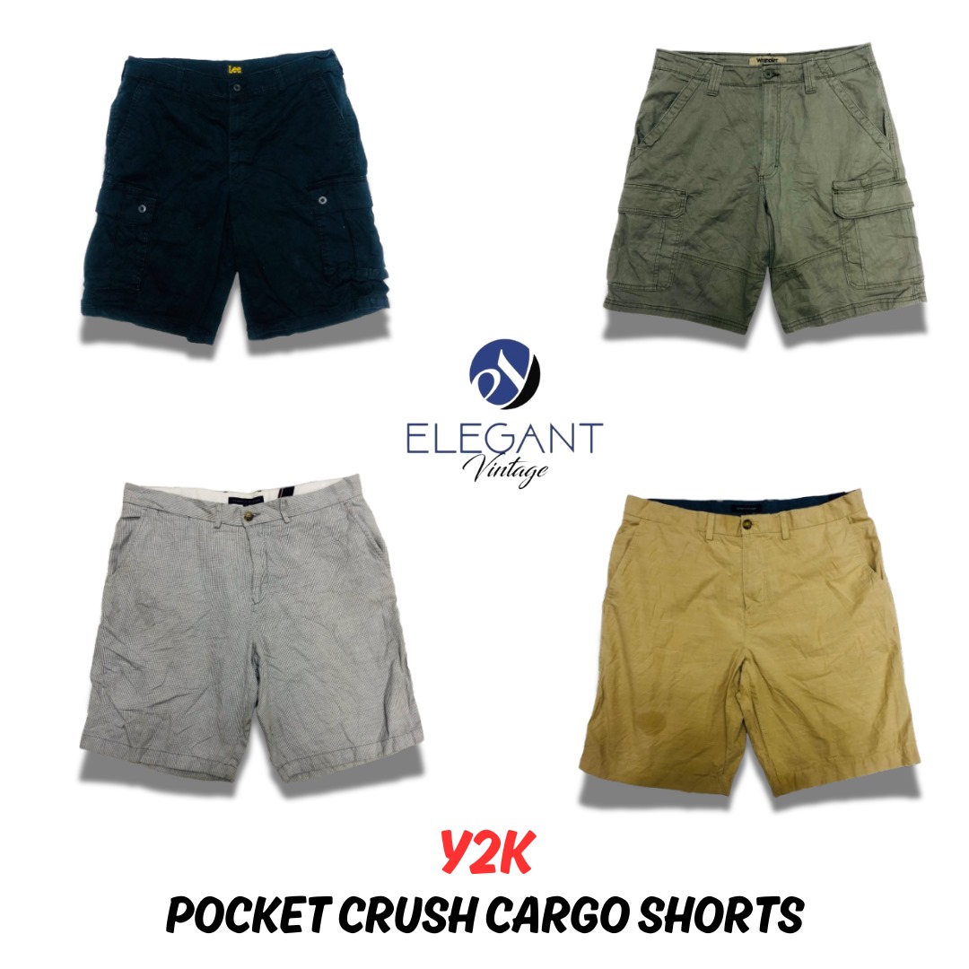 Y2K Pocket Crush Cargo Shorts - EV0545