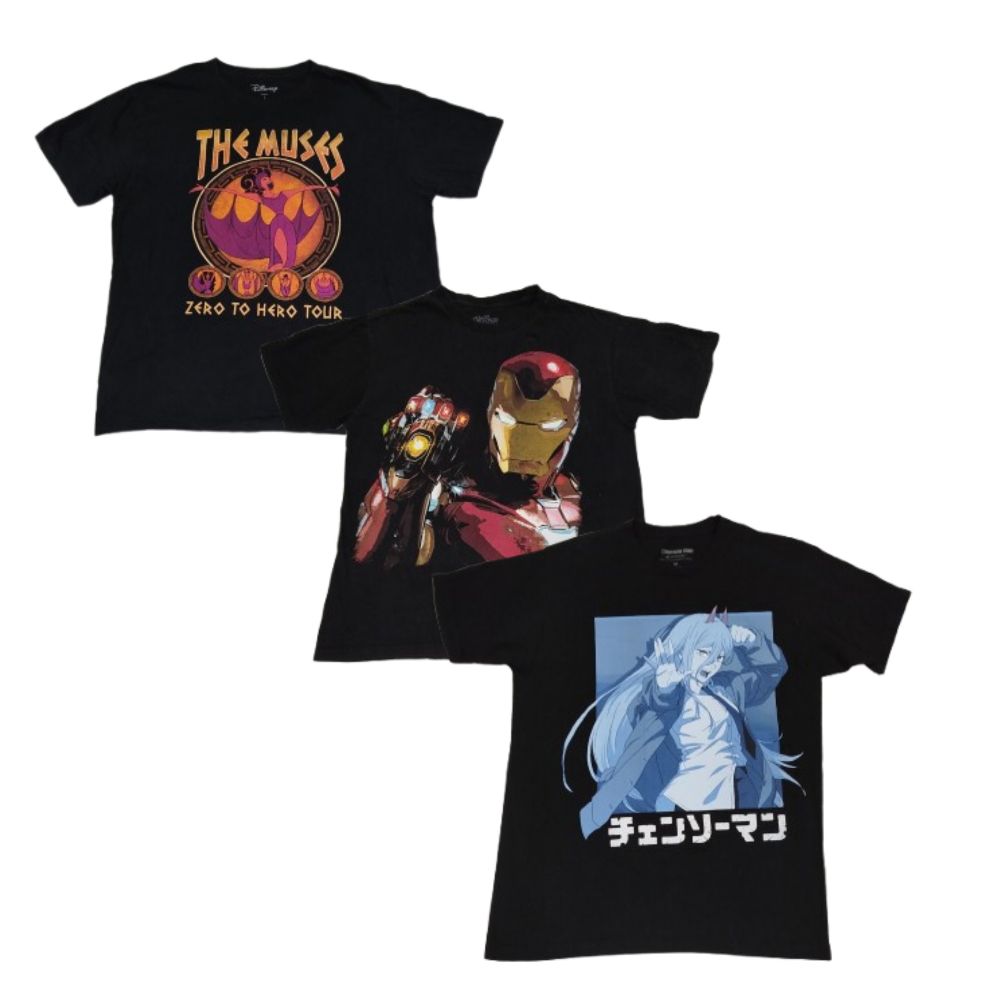 カートゥーンプリントTシャツ (RVV-025)