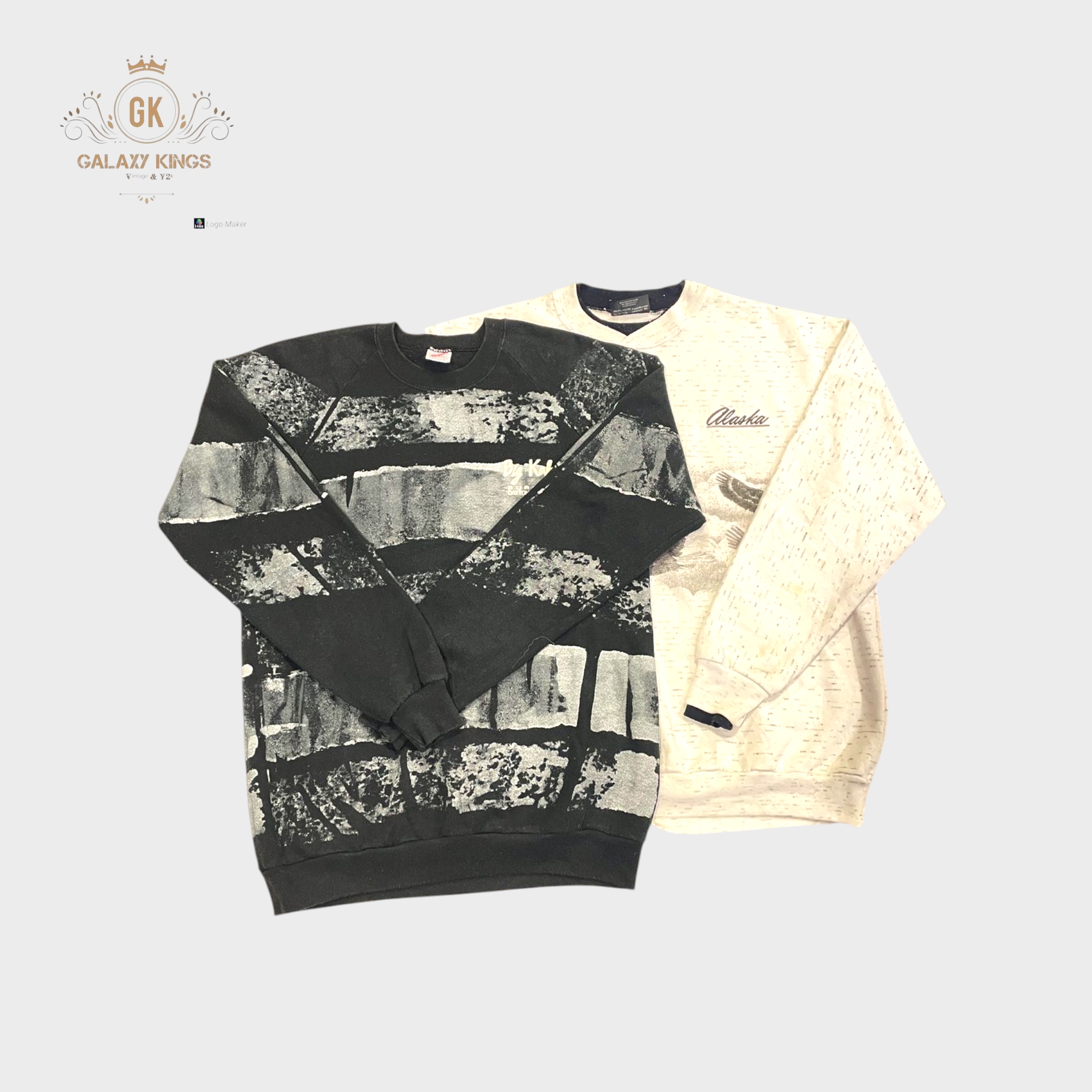 ヴィンテージプリントスウェットシャツ