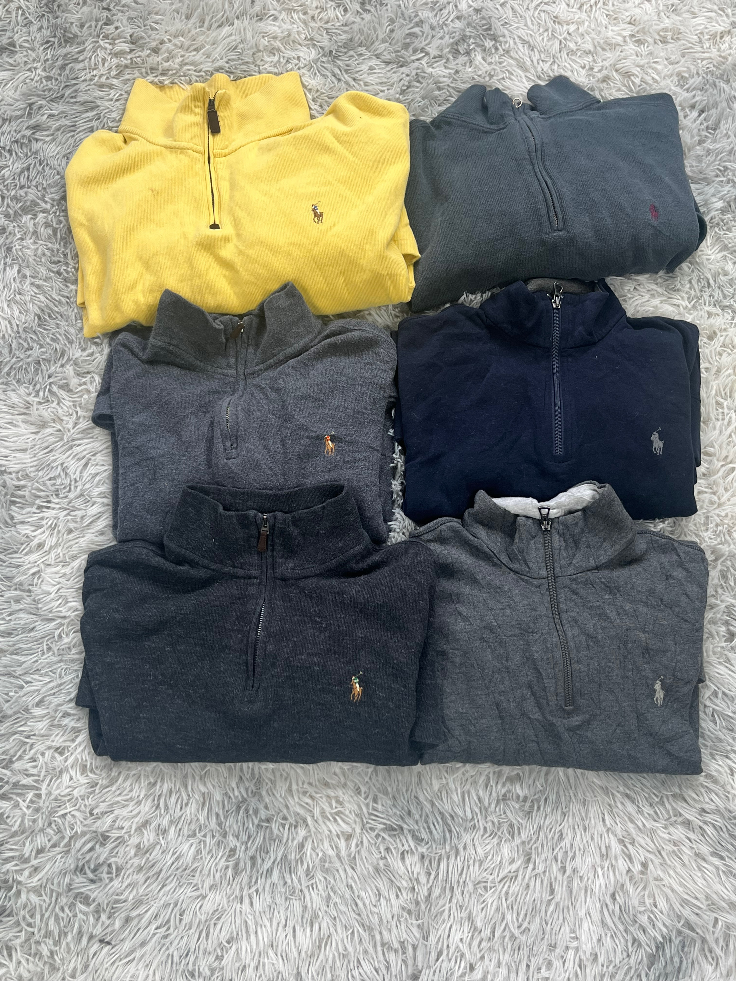 Polo 1/4ジップバンドル（18ピース）– RF#0070