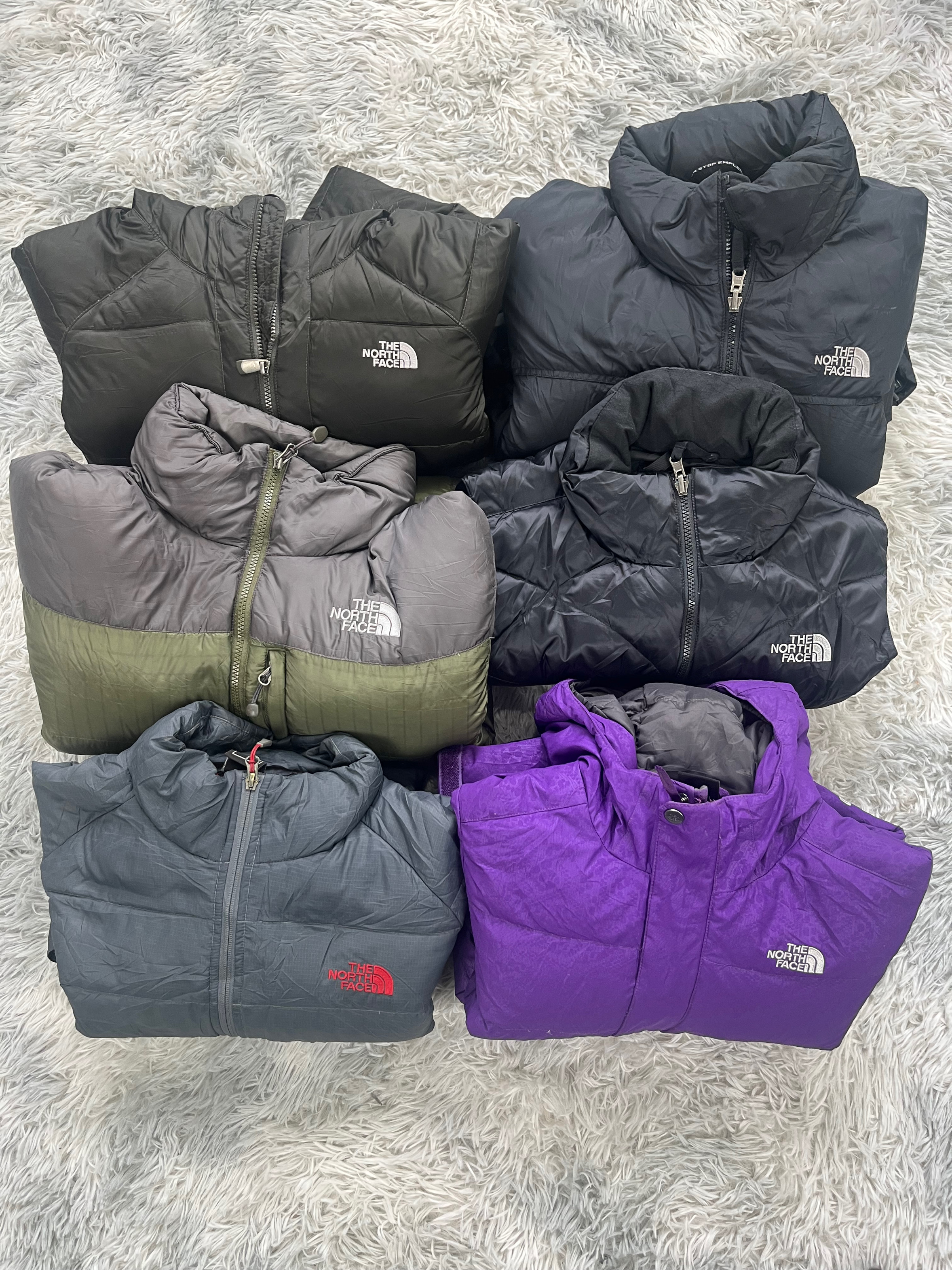 ザ・ノース・フェイス パファージャケット バンドル – 7 ピース – RF#0072