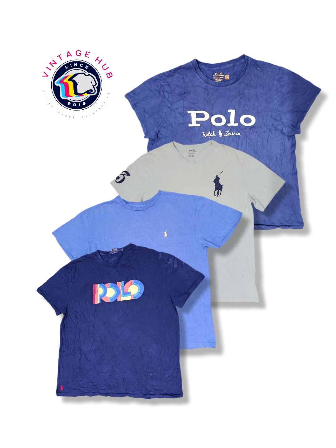 ポロ ラルフ ローレン ラウンド ネック Tシャツ - VH03