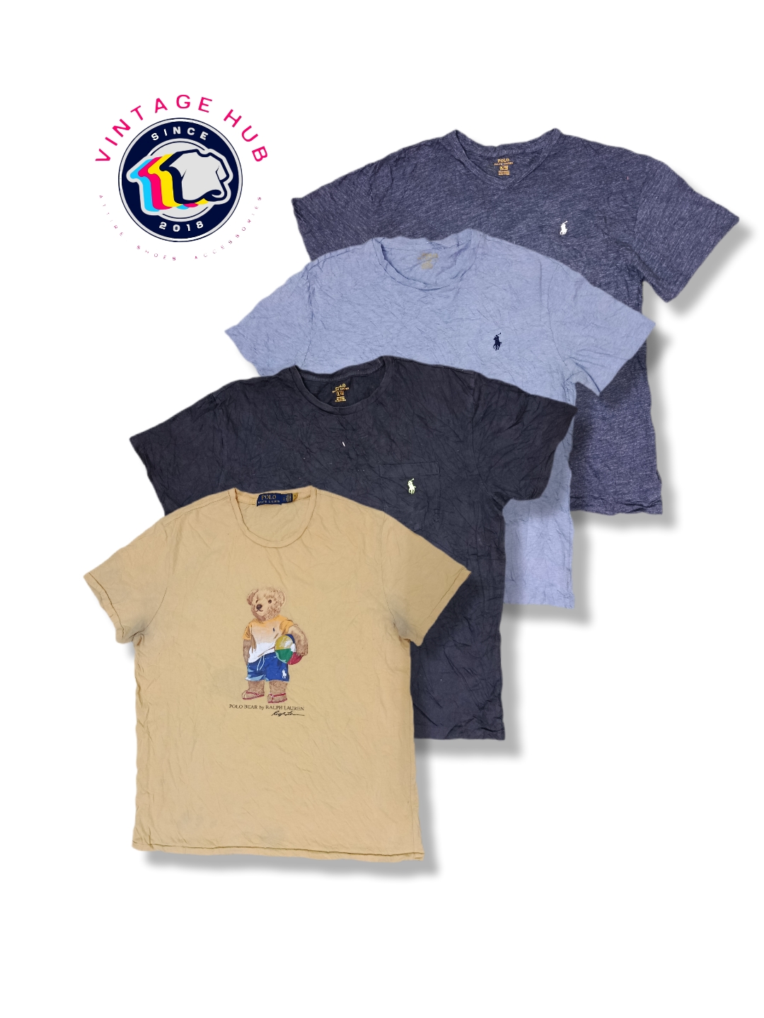 ポロ・ラルフ・ローレン ラウンドネック Tシャツ - VH04