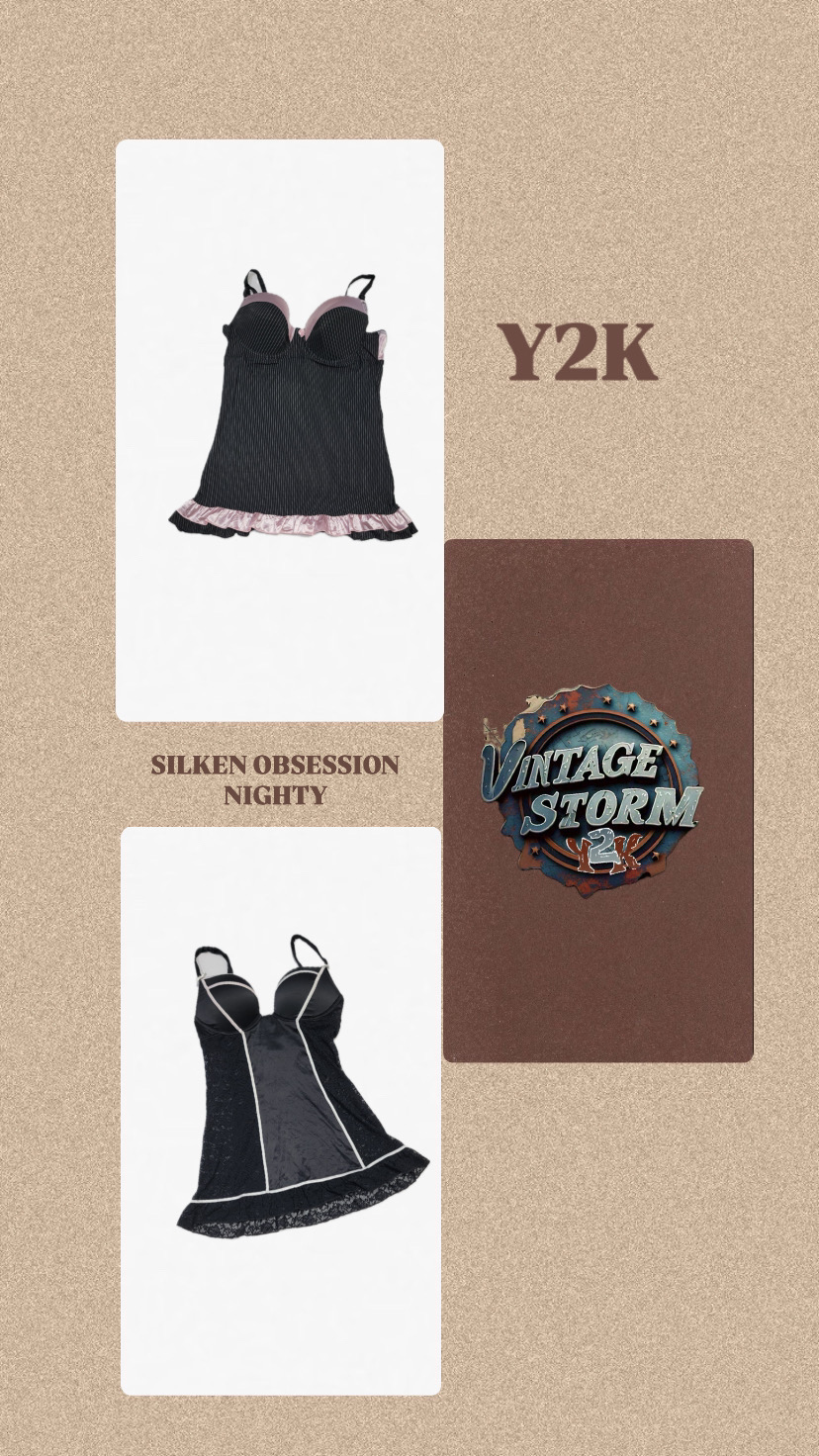 Y2k Silken Obsession Nighty