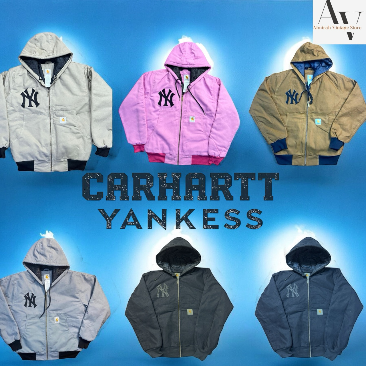 Carhartt rework style yankees vestes à capuche Carhartt