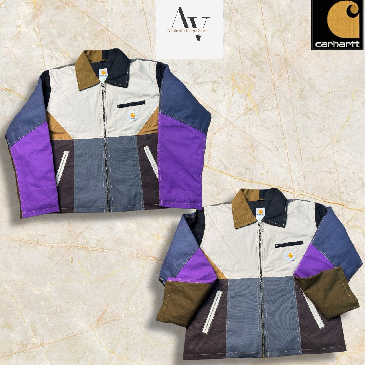Veste en patchwork de style rework Carhartt