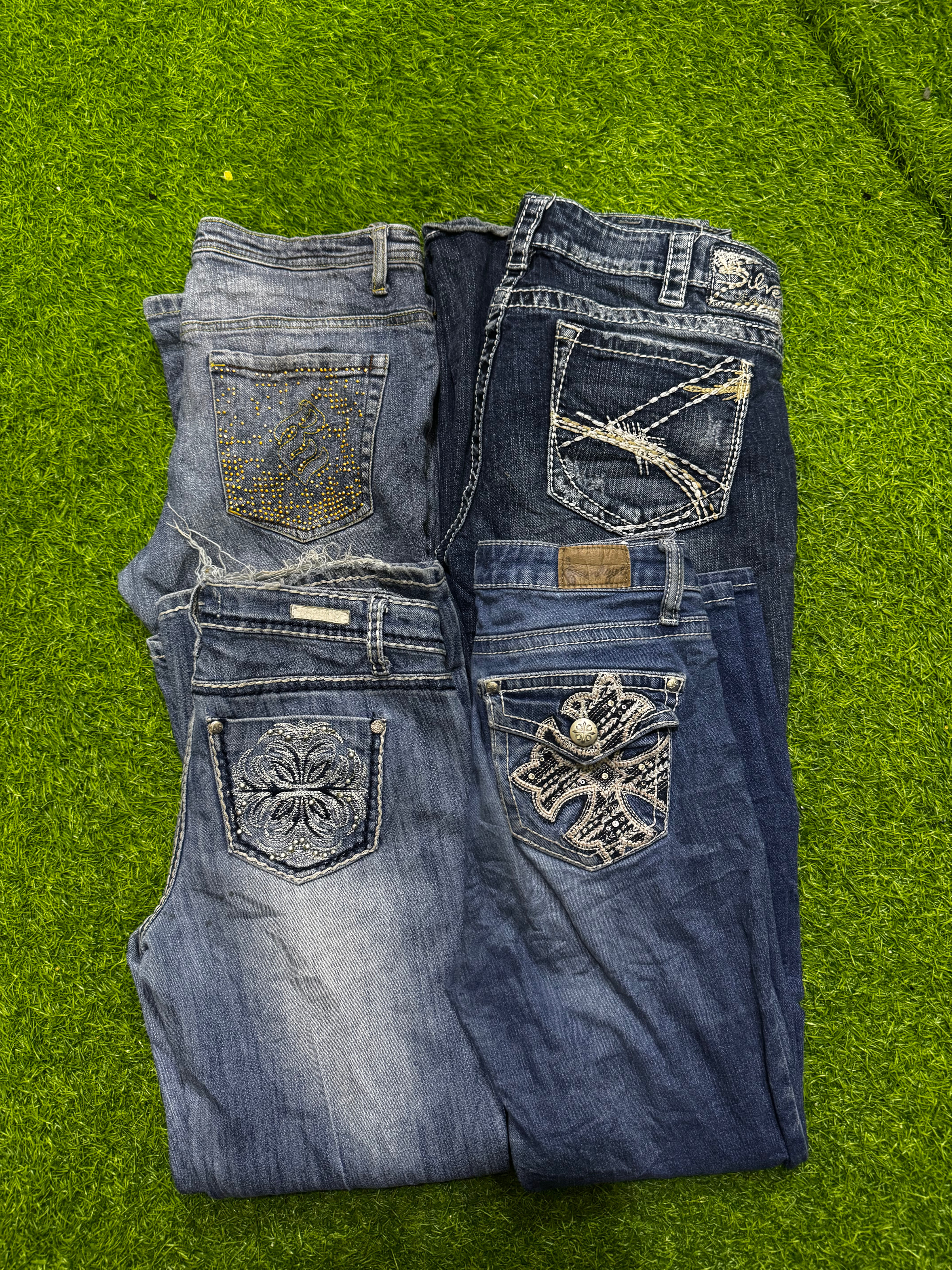 Jeans femininos Y2K