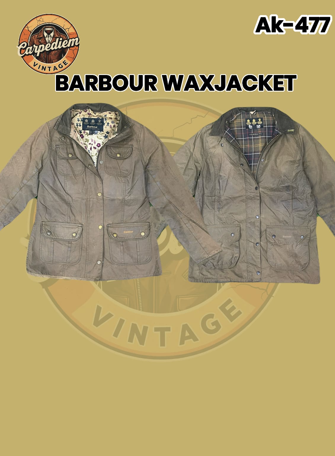 Barbour wax Jacket Ak-477