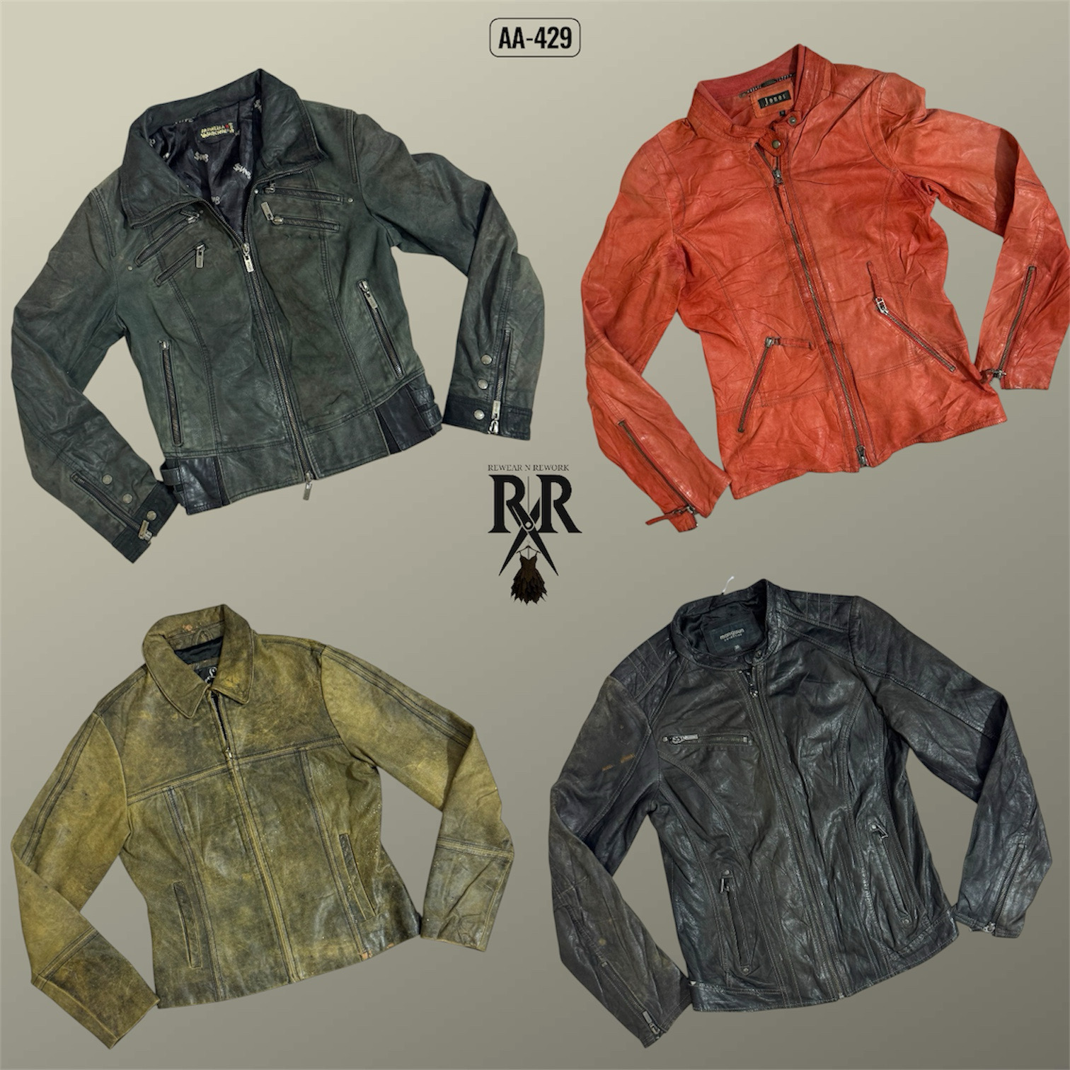 Y2K IT Girl Leather Jackets (AA-429)