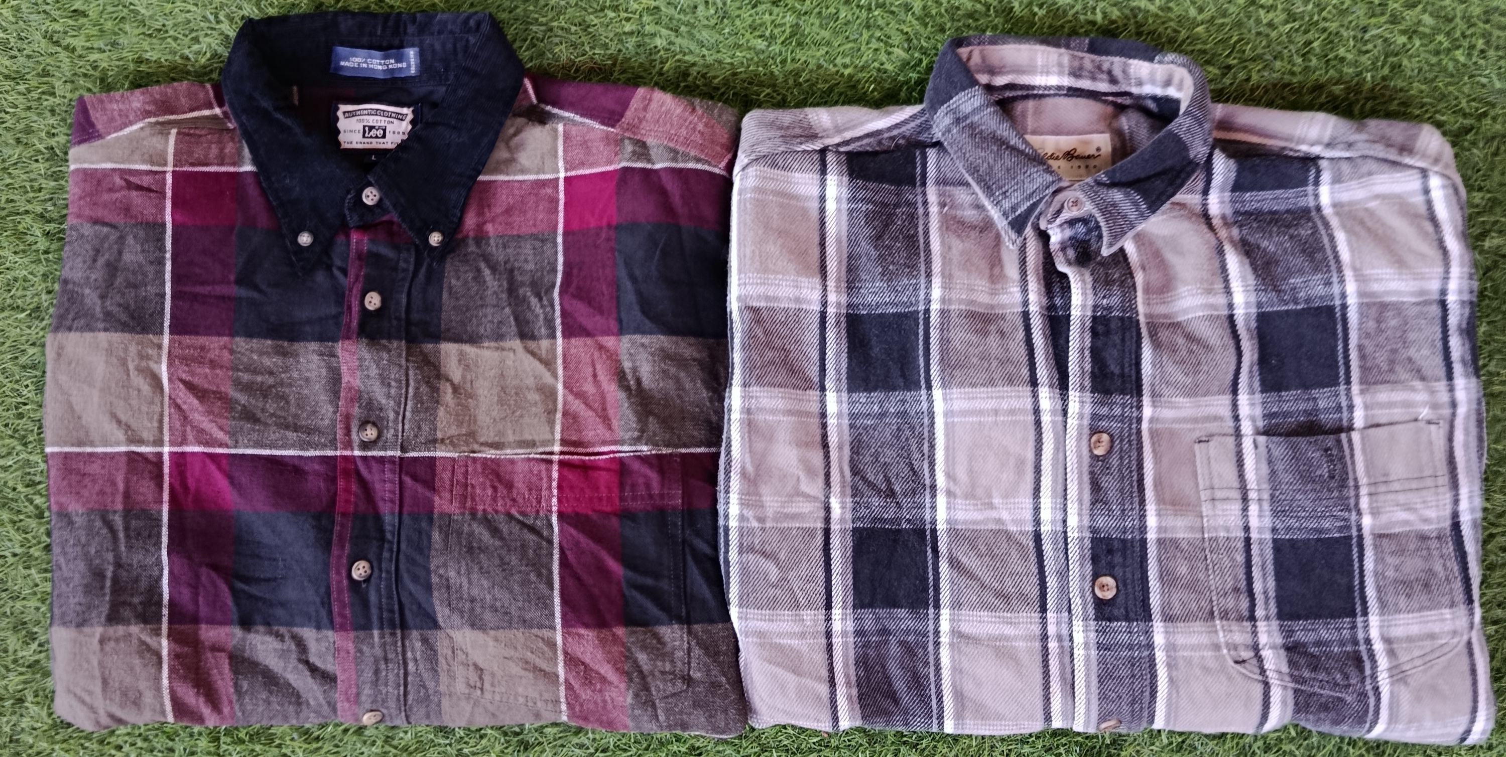 Chemises en flanelle de marque (10) pcs "3068