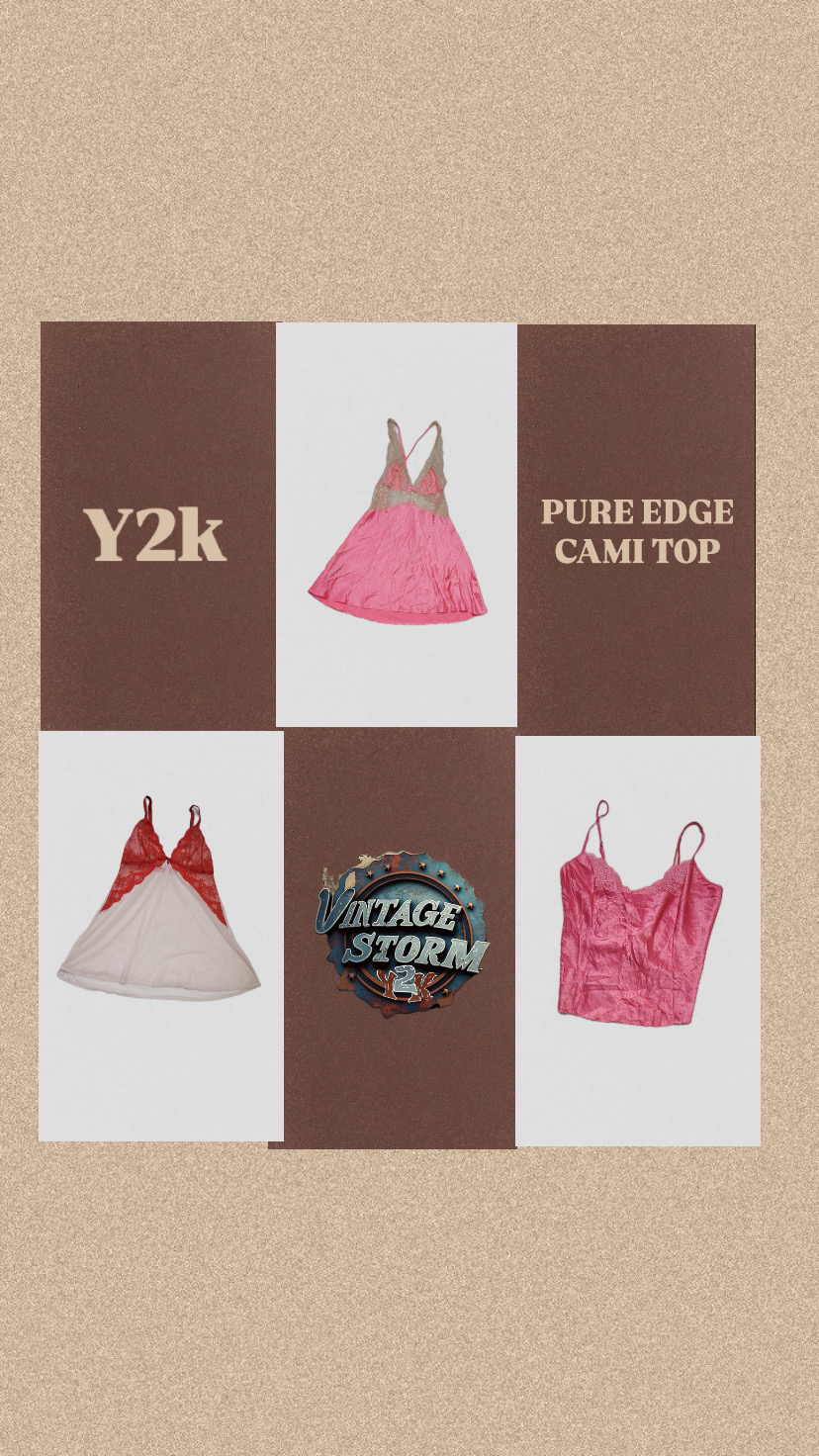 Y2k Pure Edge Cami Top