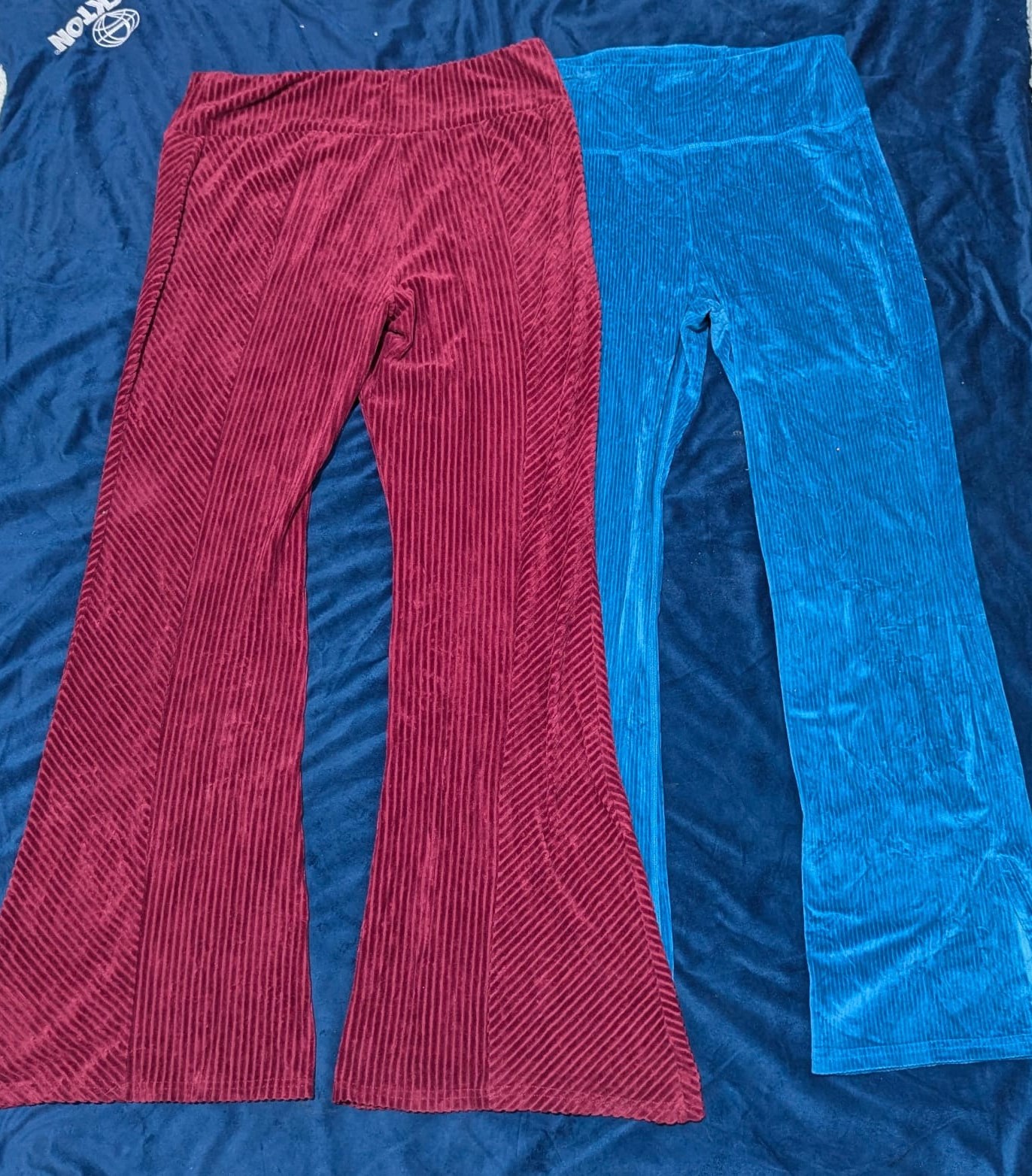 Frauen Balbotam Samt Hose