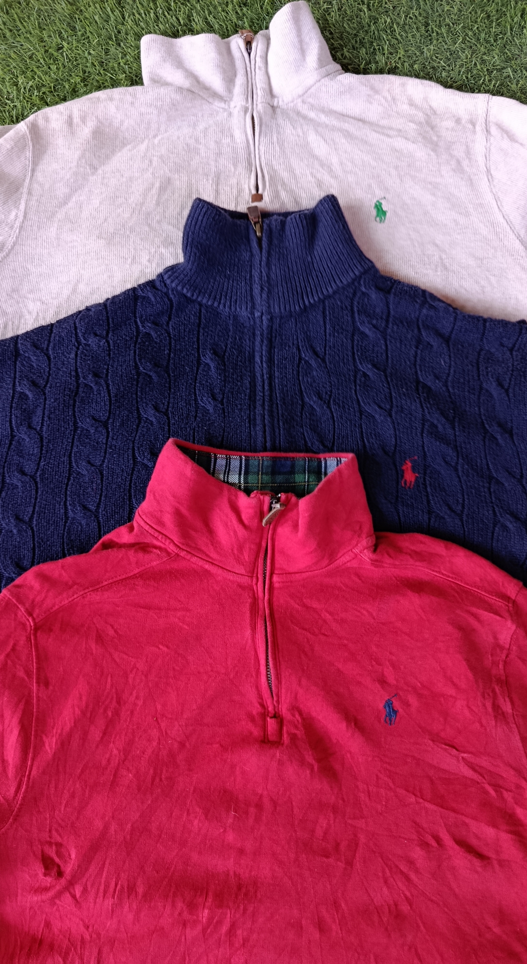 「ラルフ・ローレン 1/4ジップセーター（6）点 "3103"」