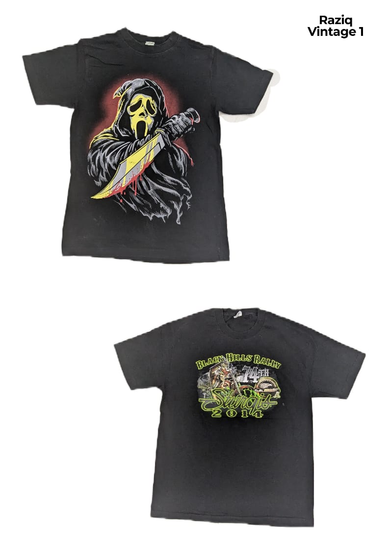 💥 ヴィンテージ スケルトン Tシャツ