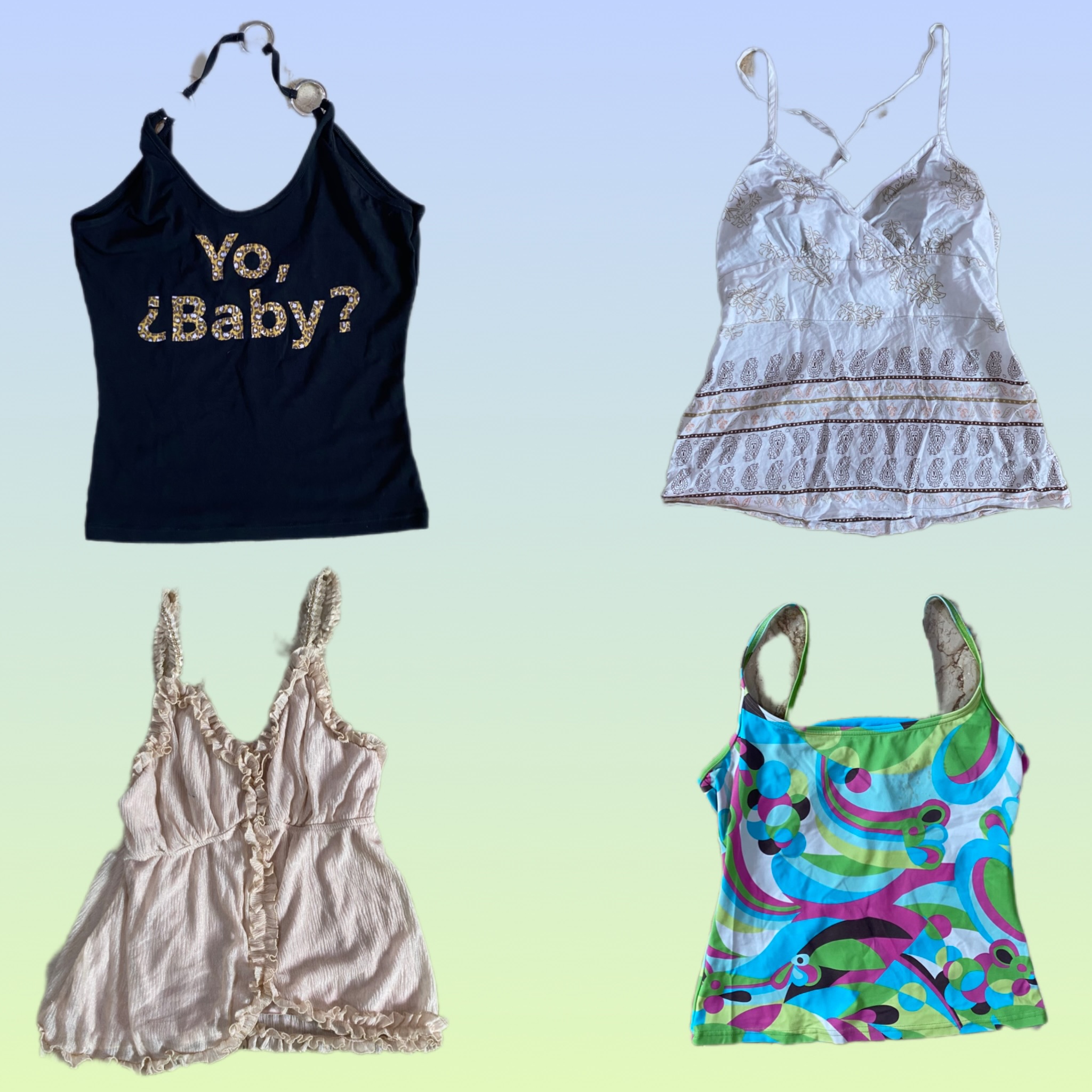 Y2K Mix Cami Tops (TS-1517)