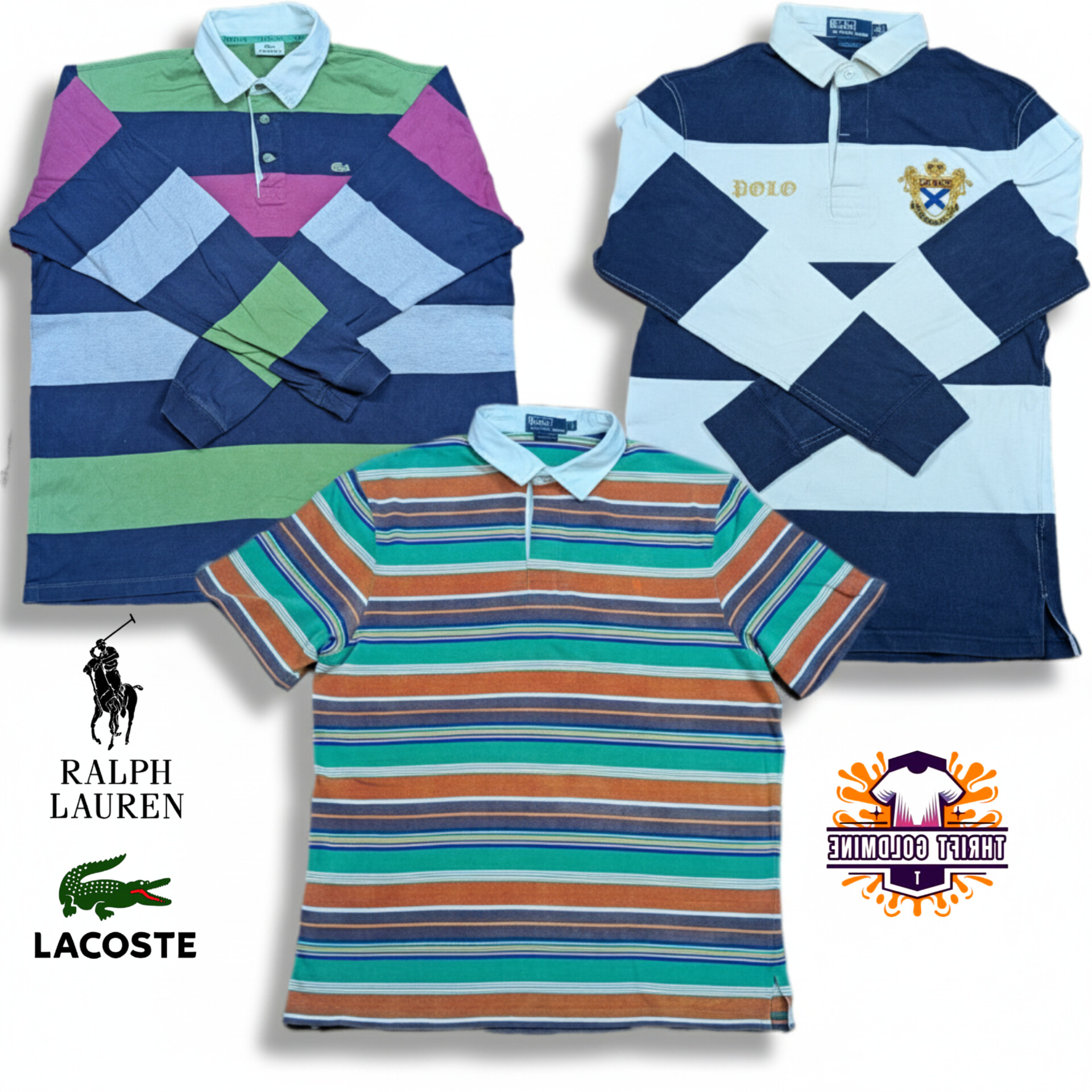 ラルフ・ローレン & ラコステ ラグビーシャツ