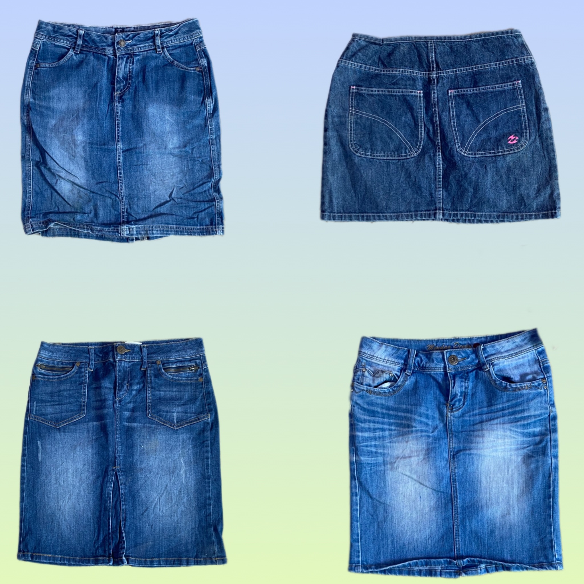 Y2K IT girl Denim Mini Sorts (TS-1510)