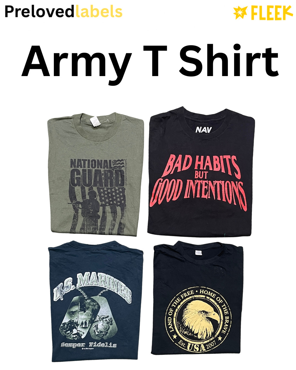 アーミー T シャツ ( Wcv: 1241)