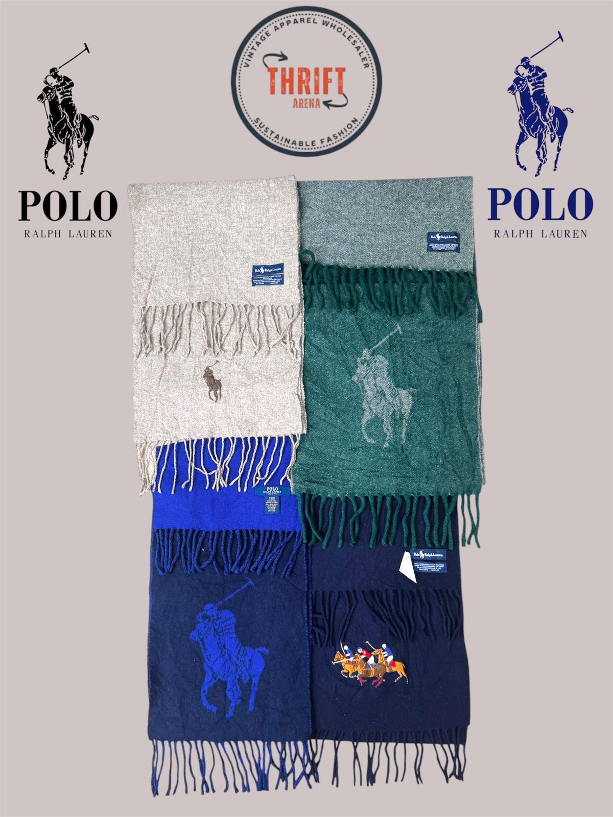 T2128 Ralph Lauren Scarves 🧣