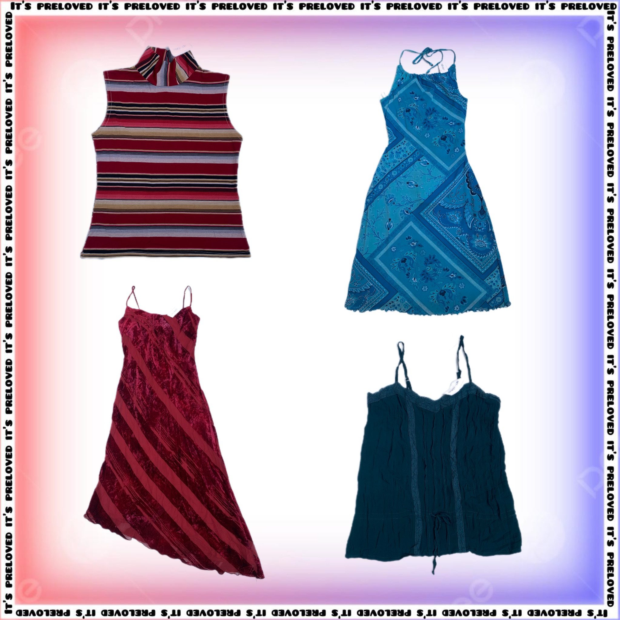 Lignes épurées, vie désordonnée - Tops, robes, jupes SS-(1607)