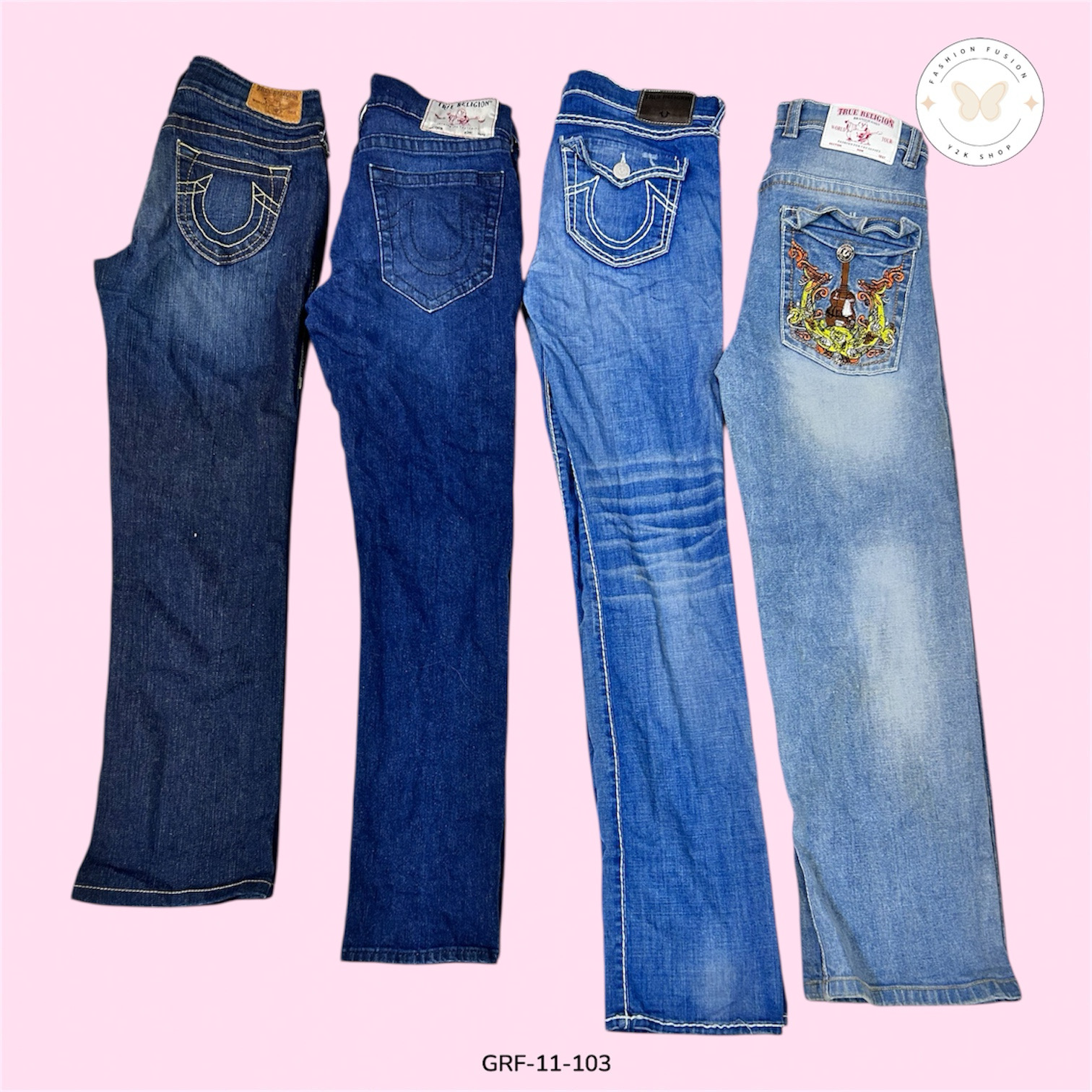 True Religion Mid-Rise Classic Skinny Jeans (GRF-11-103)