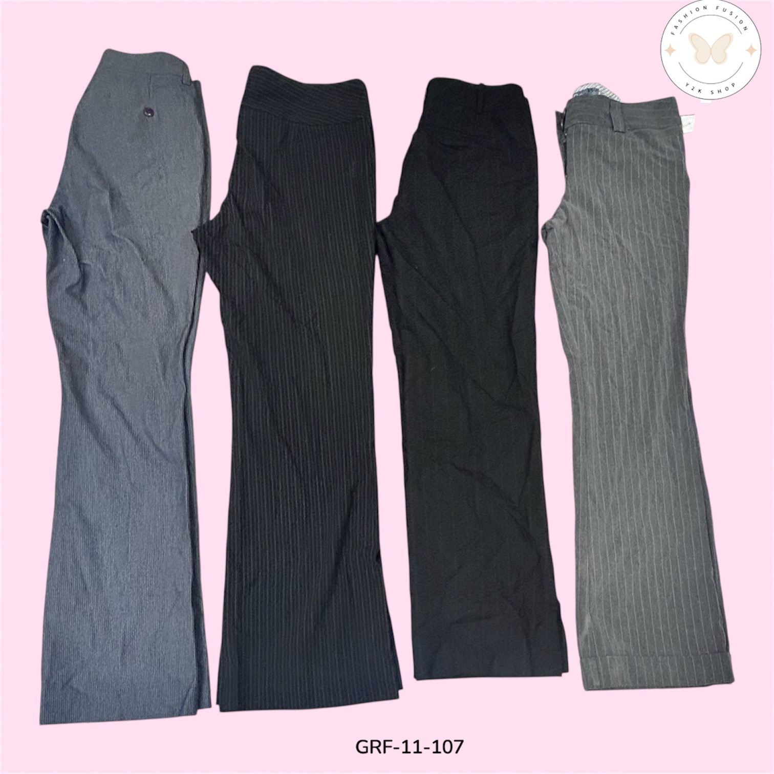 Soft Poly Wide-Leg Everyday Pants (GRF-11-107)