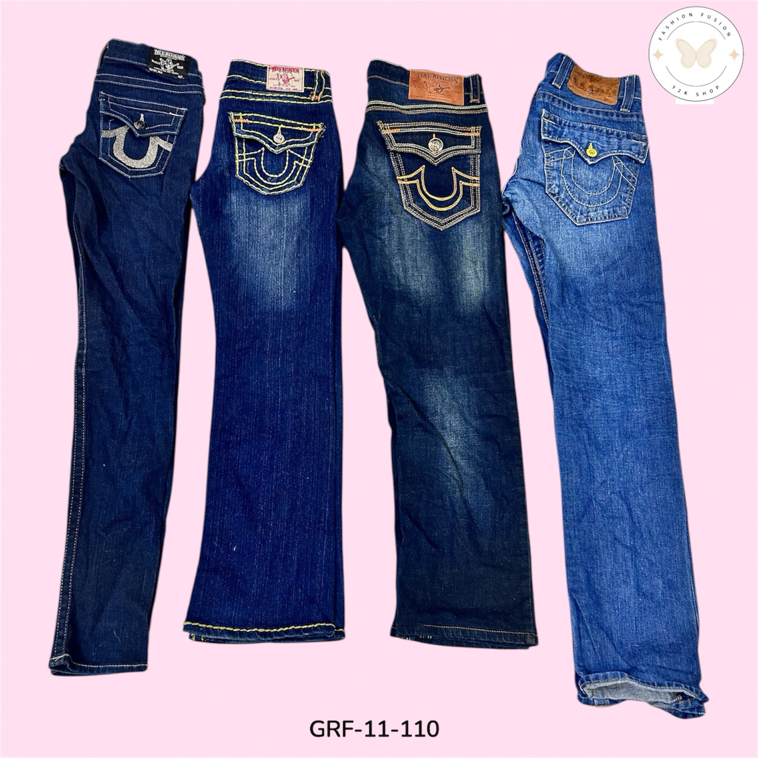 True Religion Modern Fit Relaxed Jeans (GRF-11-110)