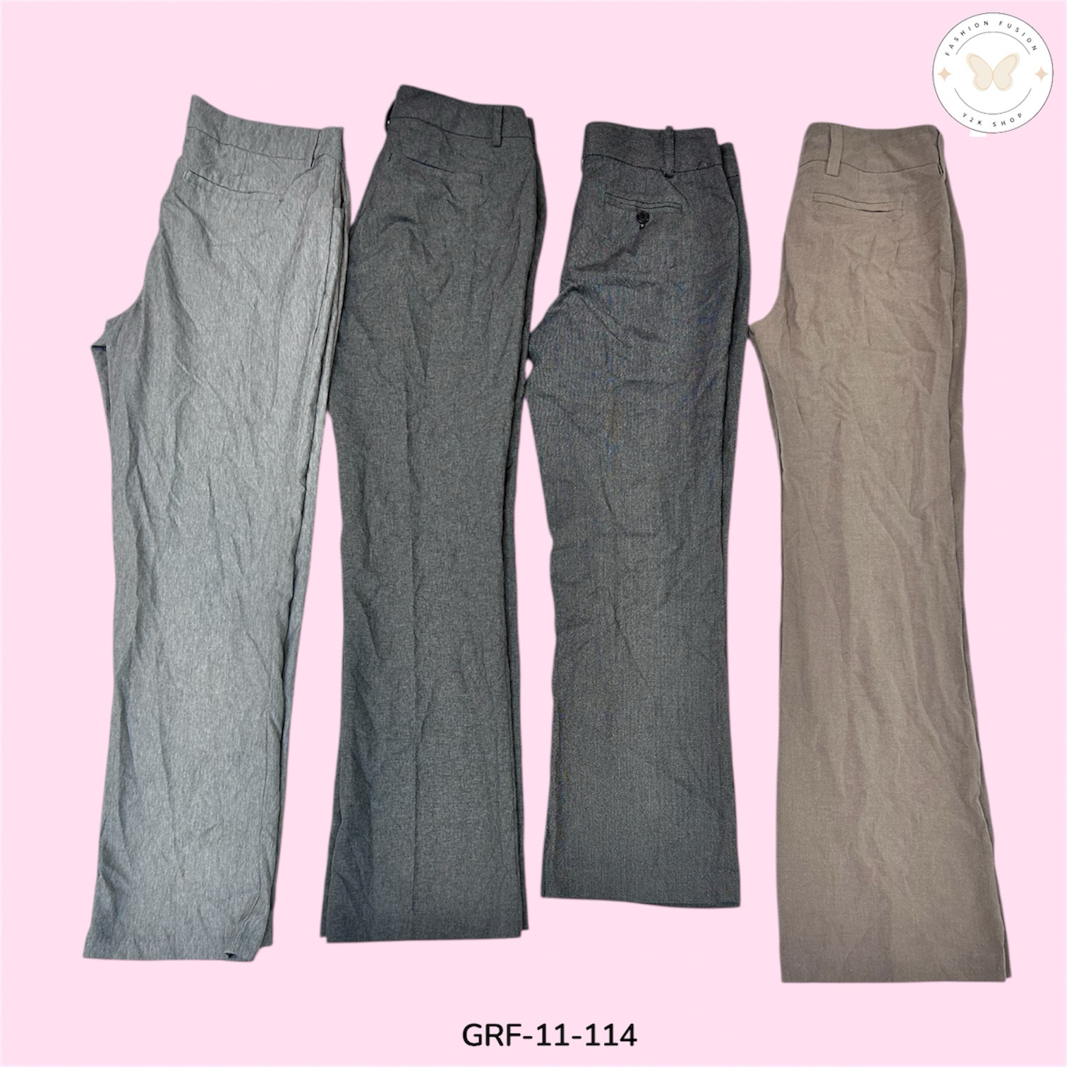 Trousers Minimalist Poly Casual Pants (GRF-11-114)