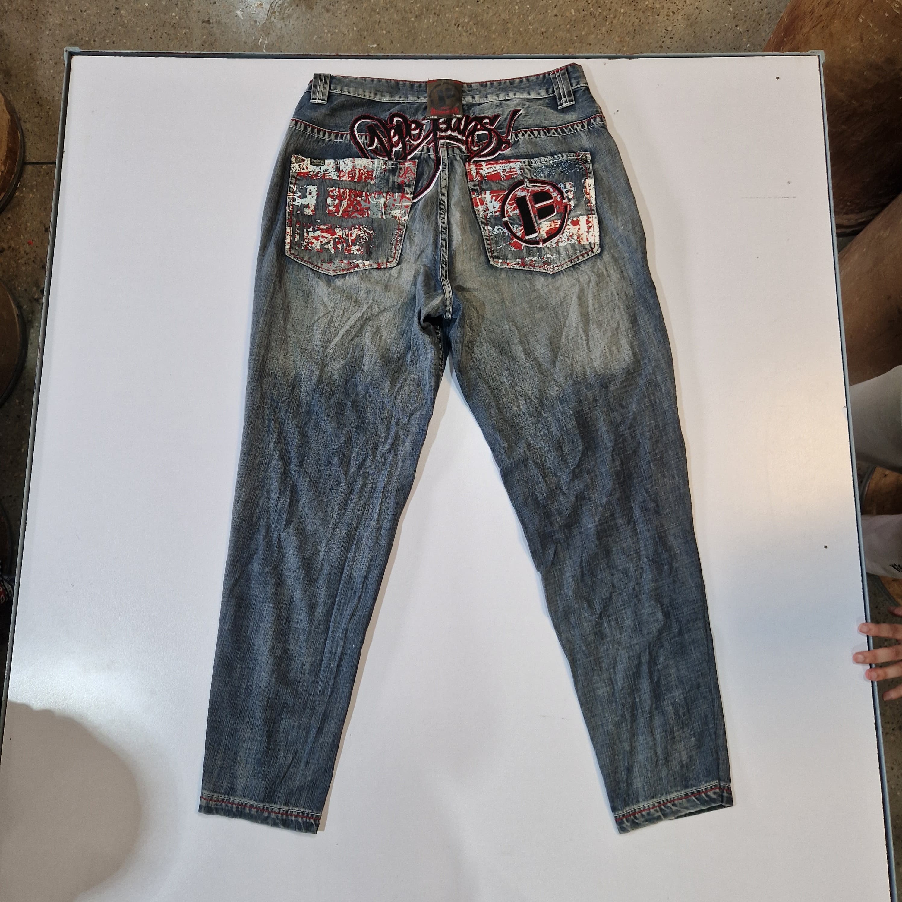 Hip-hop baggy jeans Southpole and other brands