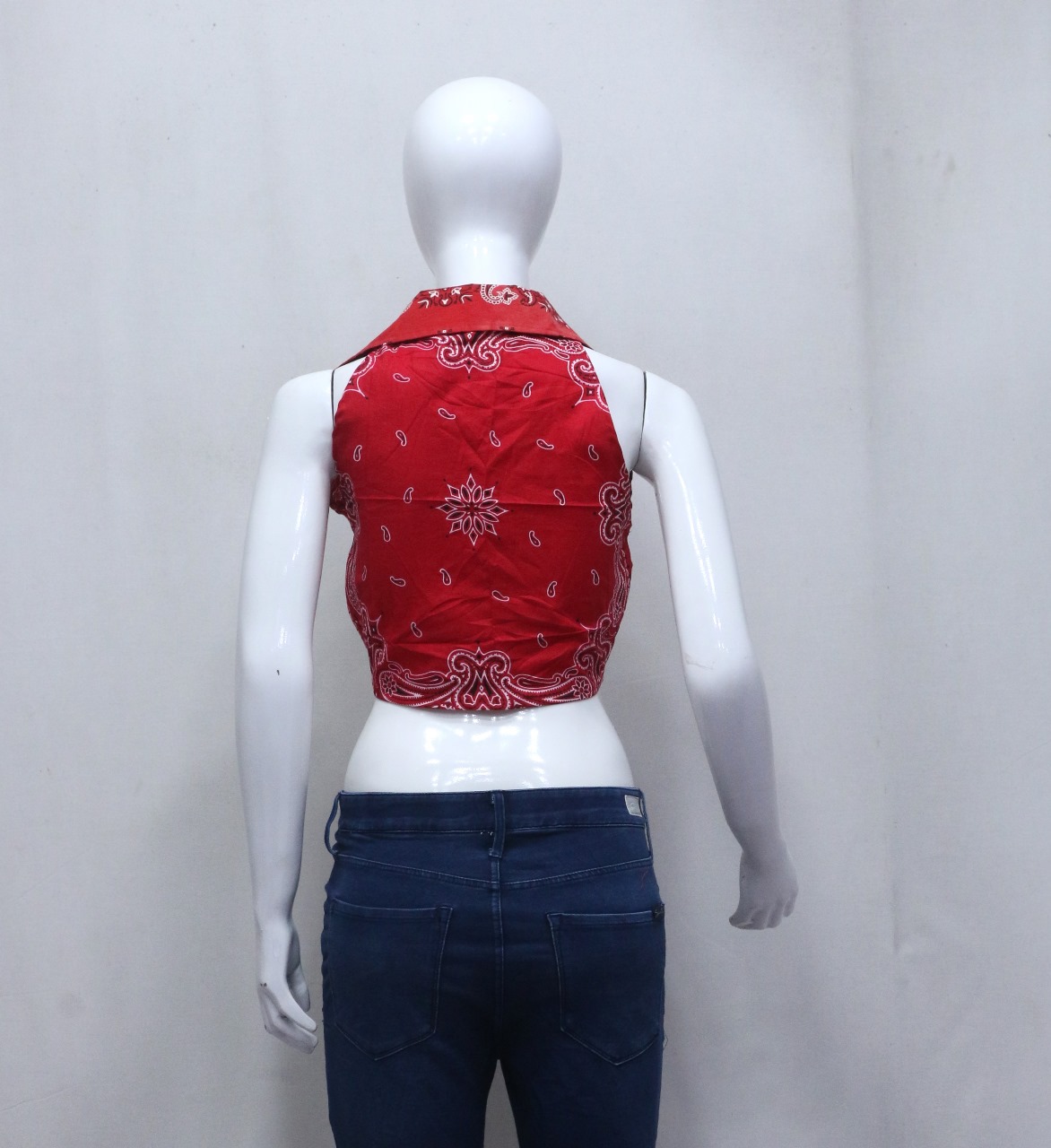 CR755 Upcycled Bandana Bindefront-Top