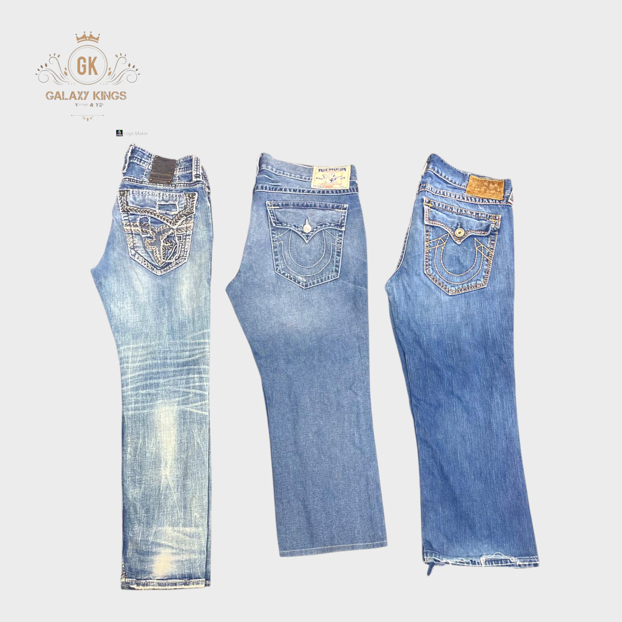 True Religion And Rock Revival Flare And Straight Jeans