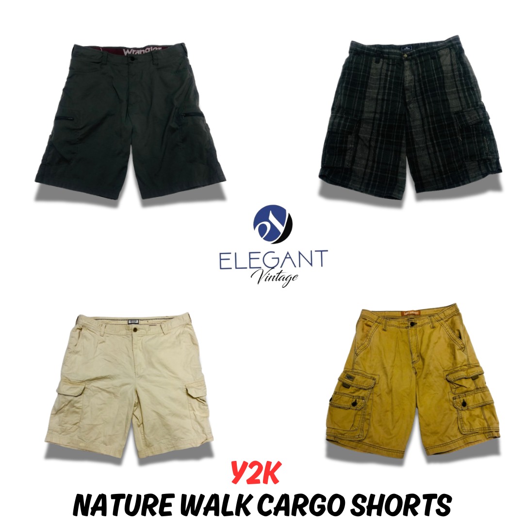 Y2K Nature Walk Cargo Shorts - EV0731