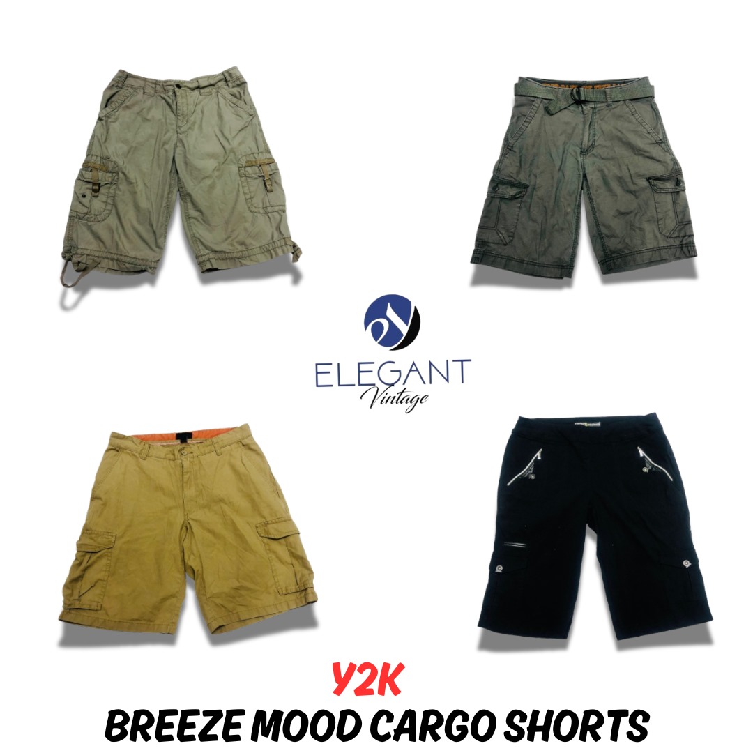 Y2K Breeze Mood Cargo Shorts - EV0732