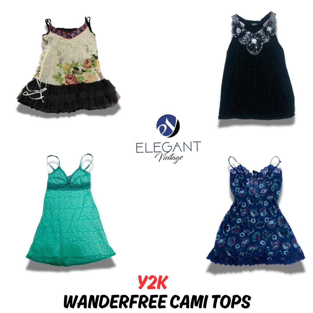 Y2K Wanderfree Cami Tops - EV0738