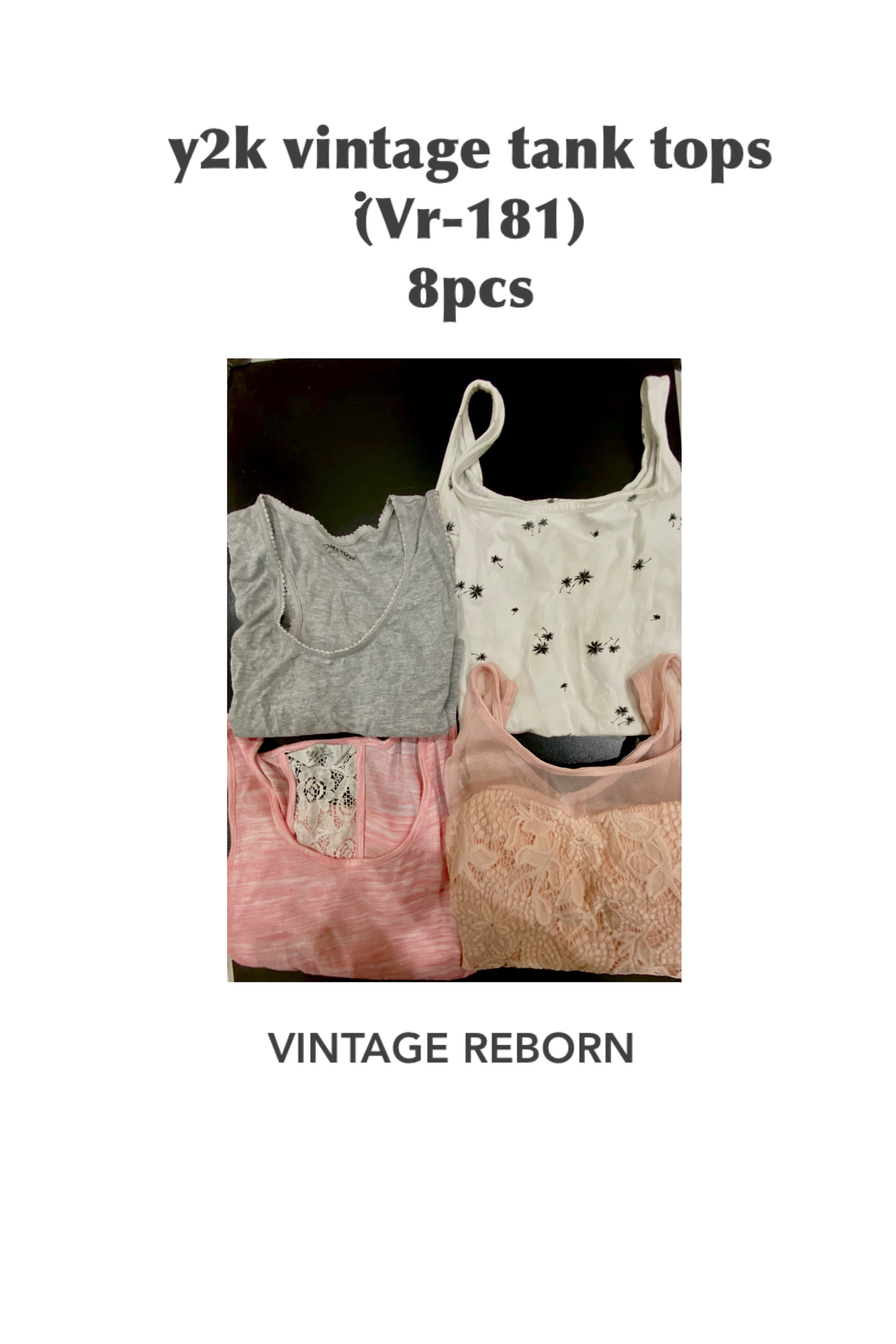 Y2K Ästhetik Tank Tops - Sofortige Outfit-Vielfalt! (VR-181)