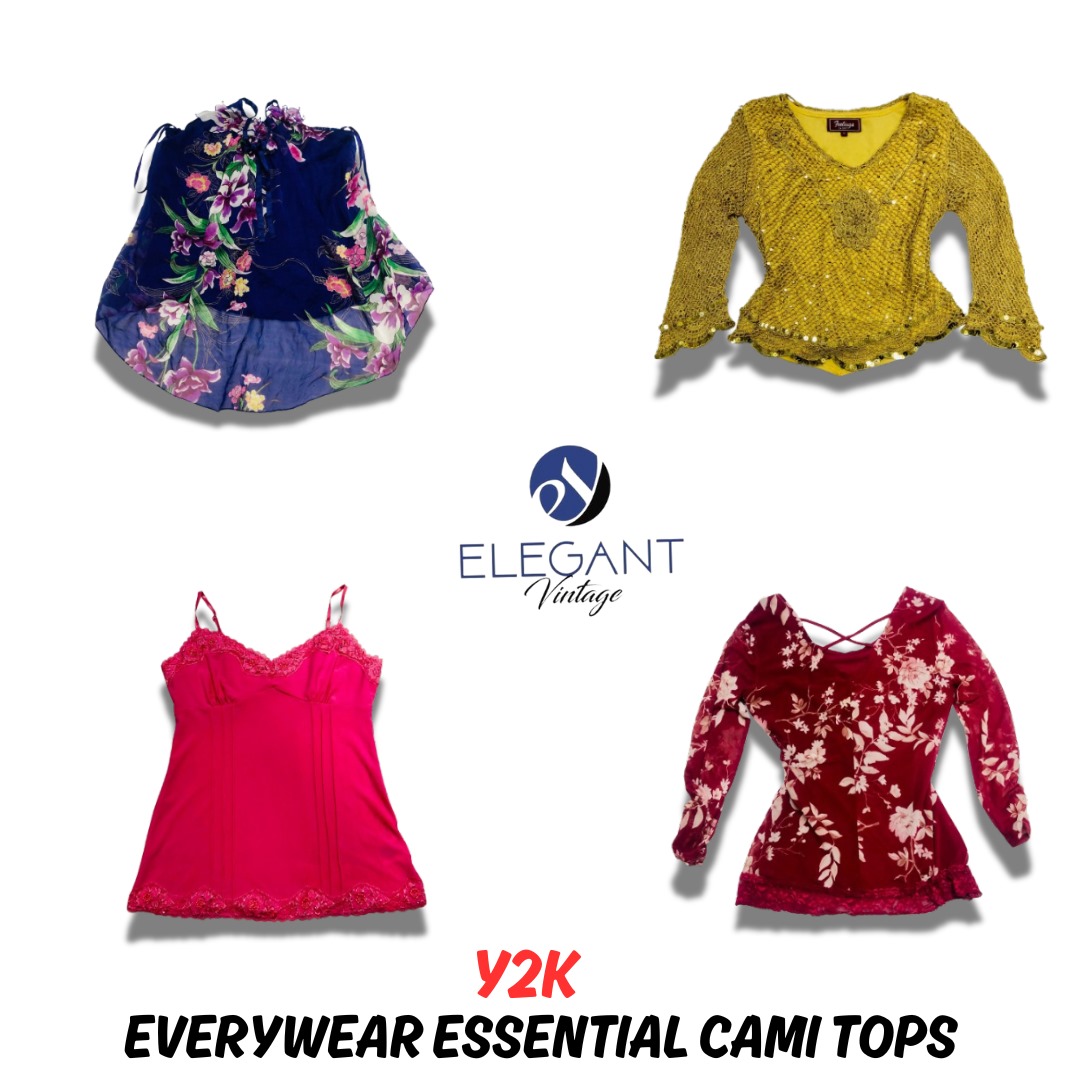 Y2K Everywear Essential Cami Tops - EV0758