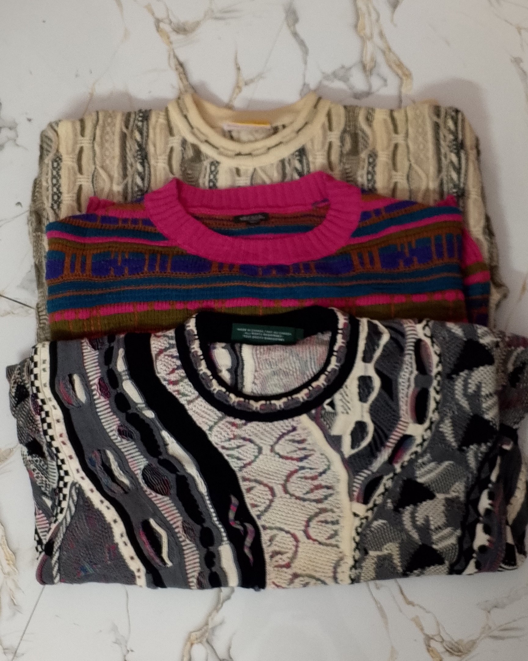 Coogi-Style Sweaters