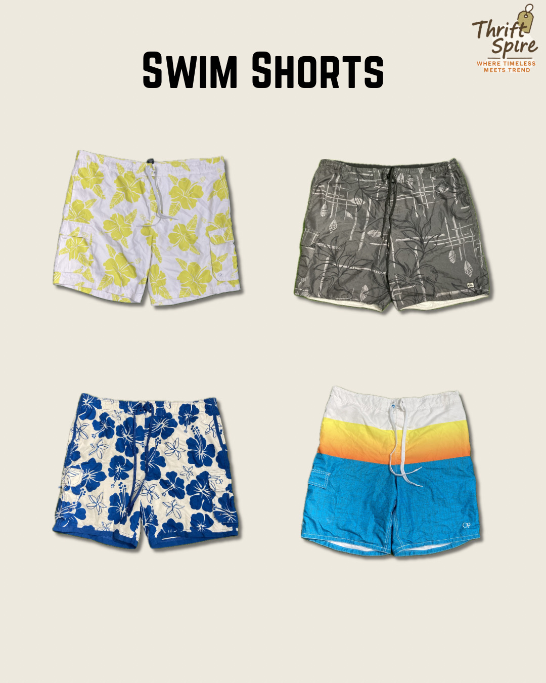 Swim Shorts (OP, O’Neill, Billabong, Quicksilver) - [TS-0255]
