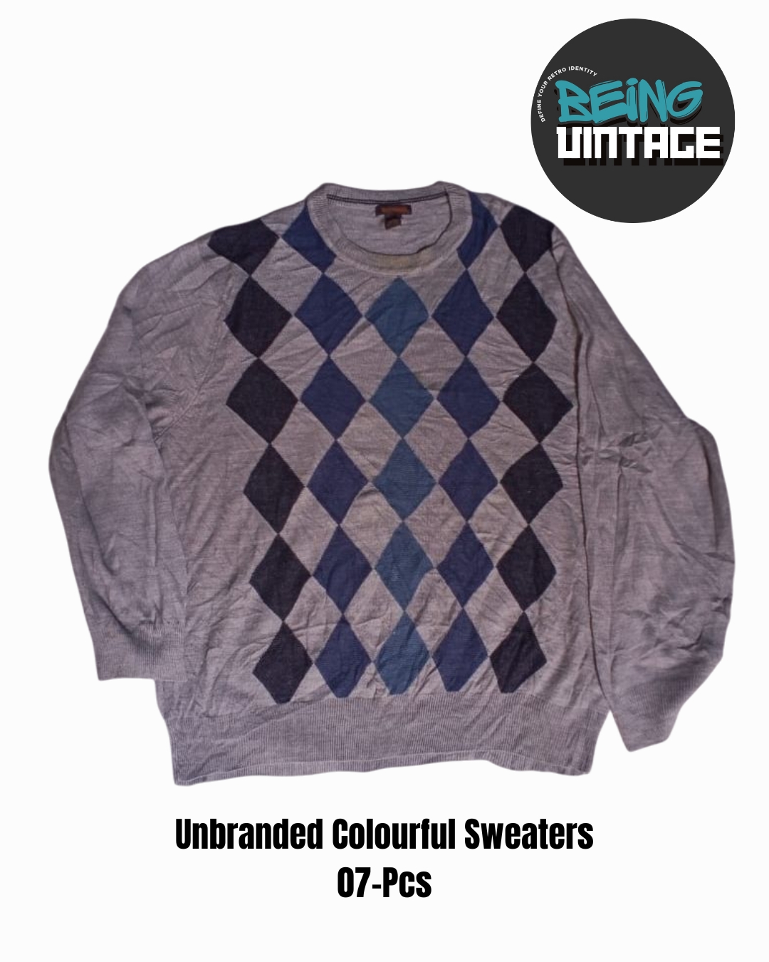 カラフルでトレンディなセーターをミックス