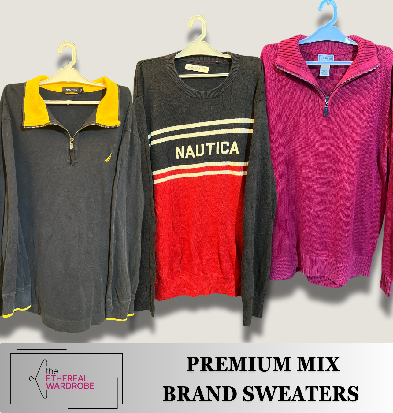 Premium Mix brand sweaters including 1/4 Zip