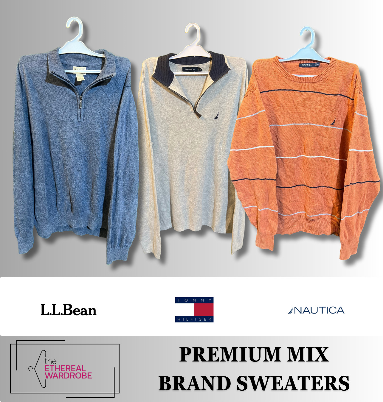 Premium Mix Brand sweaters including 1/4 Zip