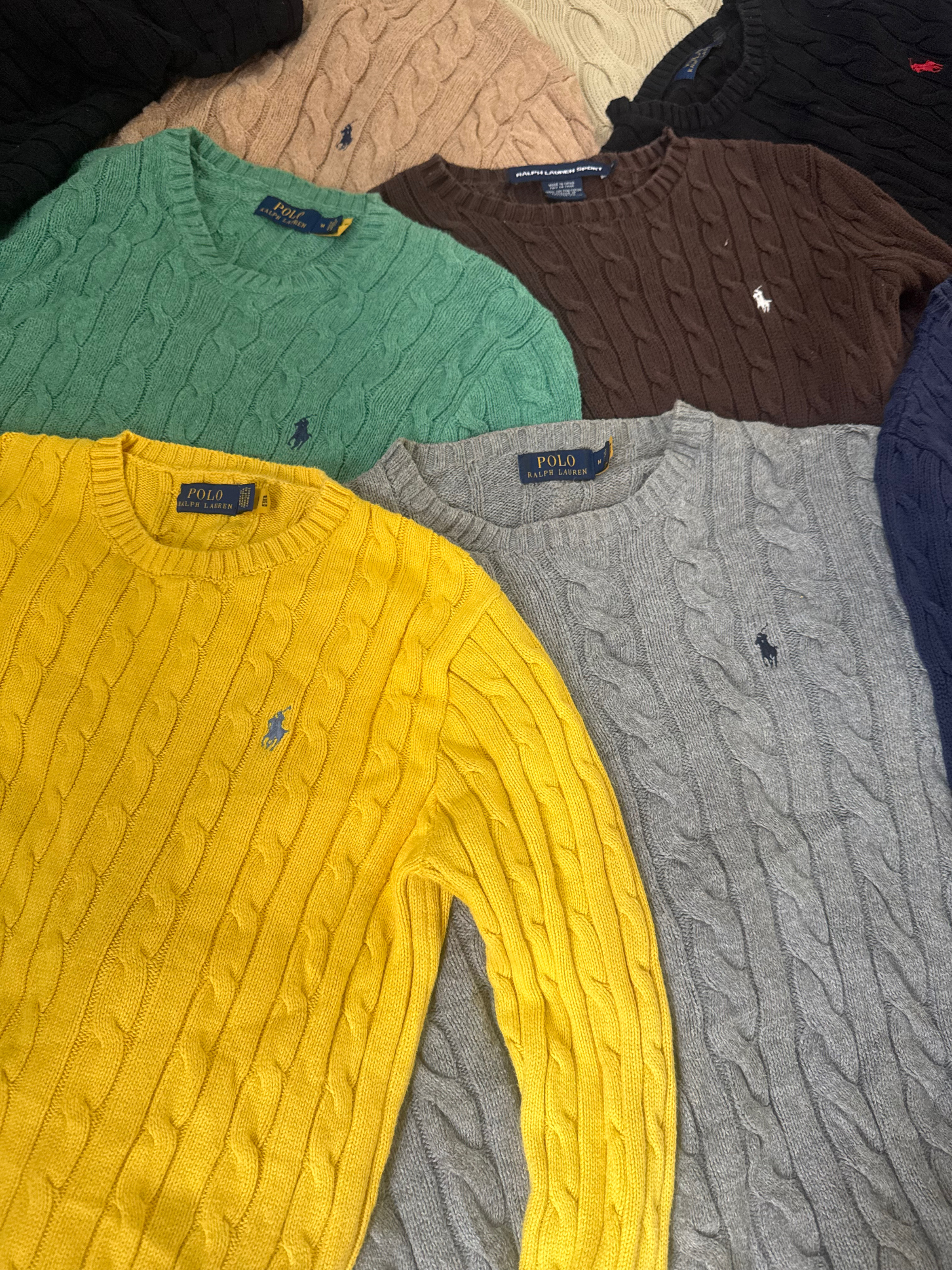 ラルフ・ローレン ケーブルニットセーター