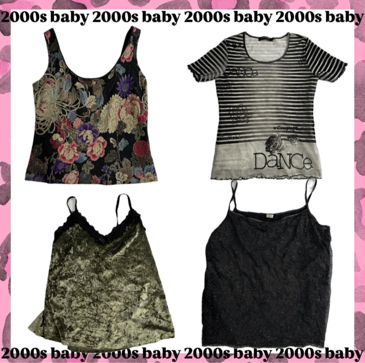 Gothic x grungy mix tops-087