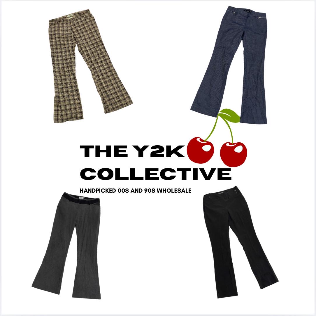 90s–00s Neutral Tone Officecore Trouser Bundle(TYC002)