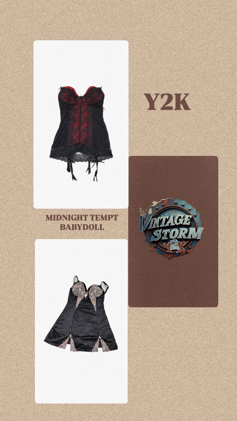 Y2k Midnight Tempt Baby Doll