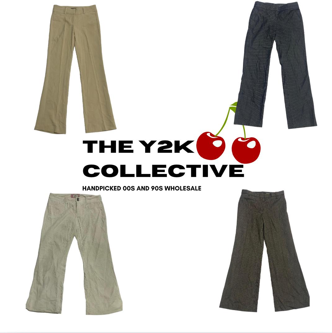 Y2K OfficeSiren Wide Leg Trouser Bundle (TYC16)