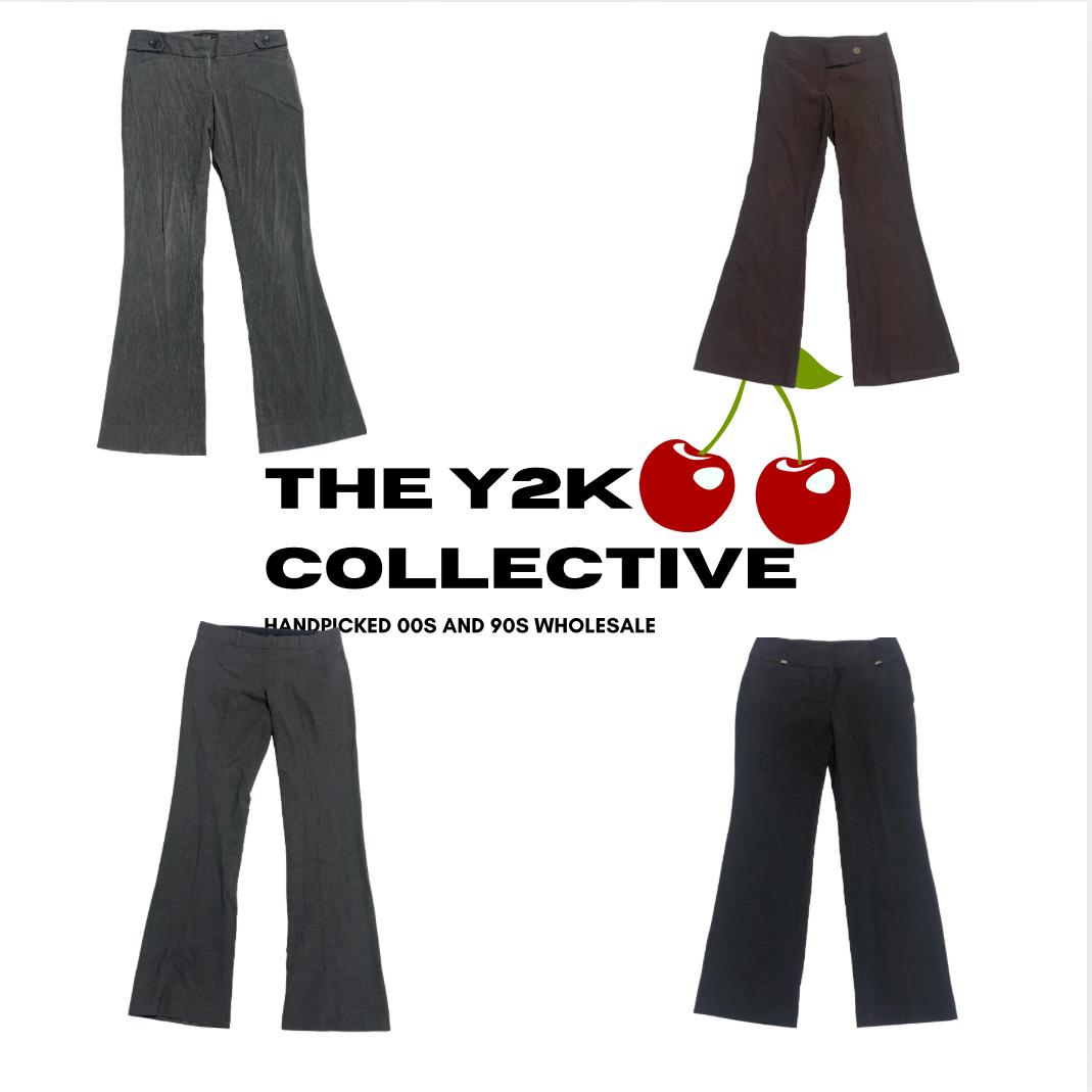 Y2K NYC Vibe Officecore Tailored Pants Bundle (TYC18)